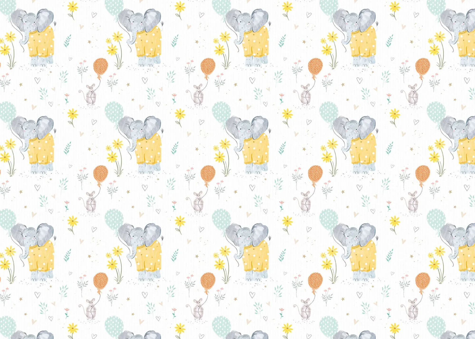 Gift Wrap|New Baby*Whistlefish Clementine Wrapping Paper