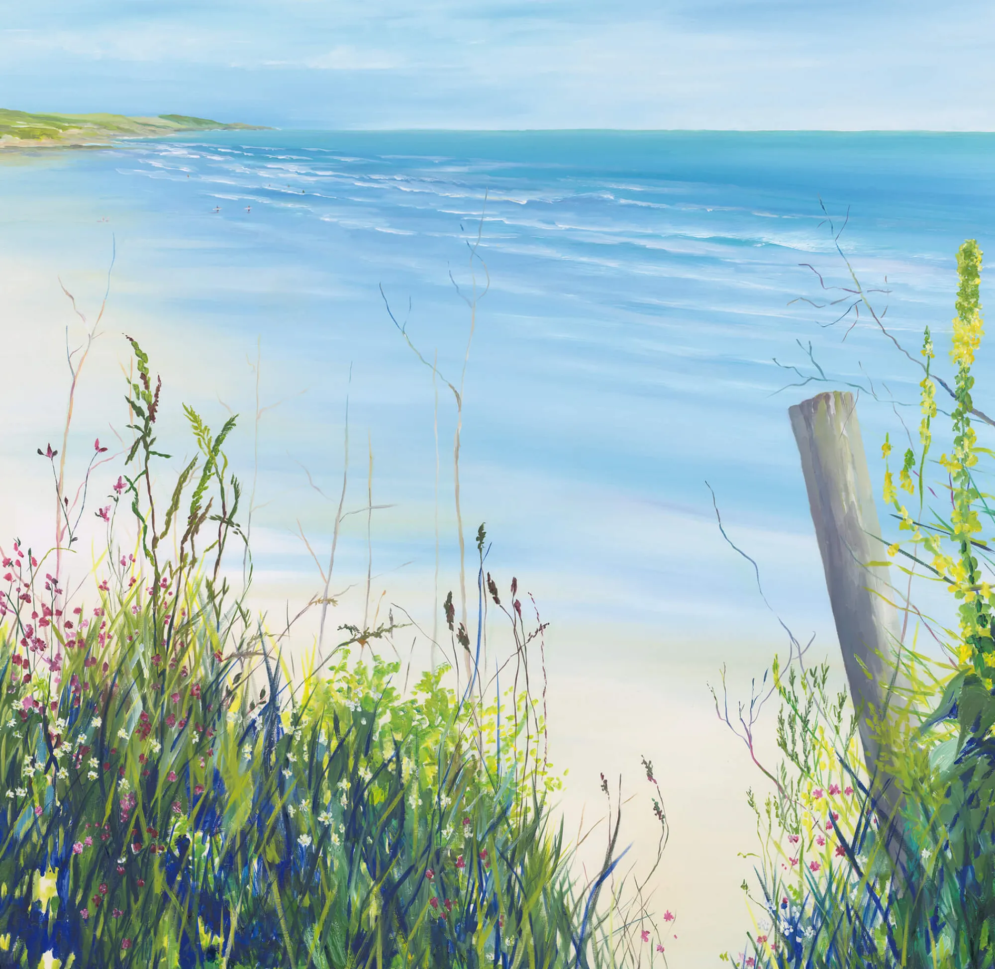 Unframed Prints*Whistlefish Coast Path To Perranuthnoe Art Print