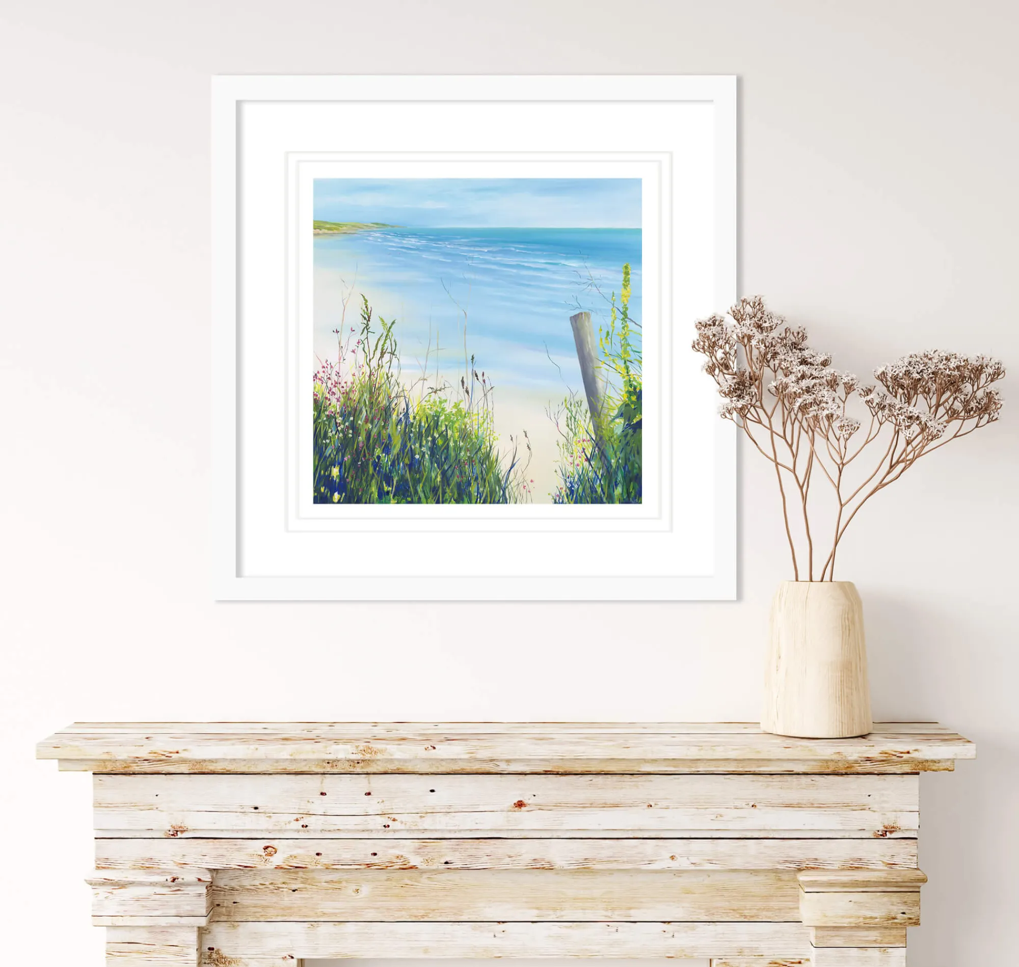 Unframed Prints*Whistlefish Coast Path To Perranuthnoe Art Print