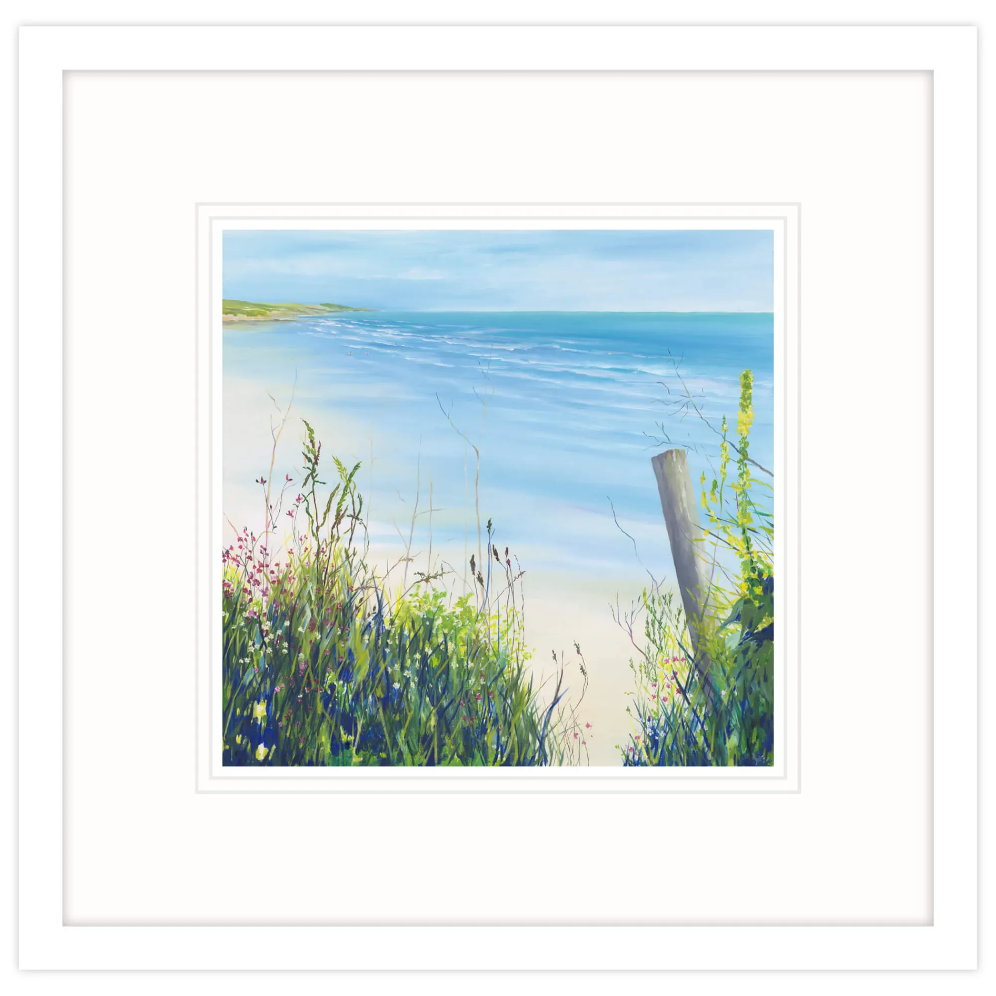 Coastal Scenes|Framed Prints*Whistlefish Coast Path To Perranuthnoe Framed Print