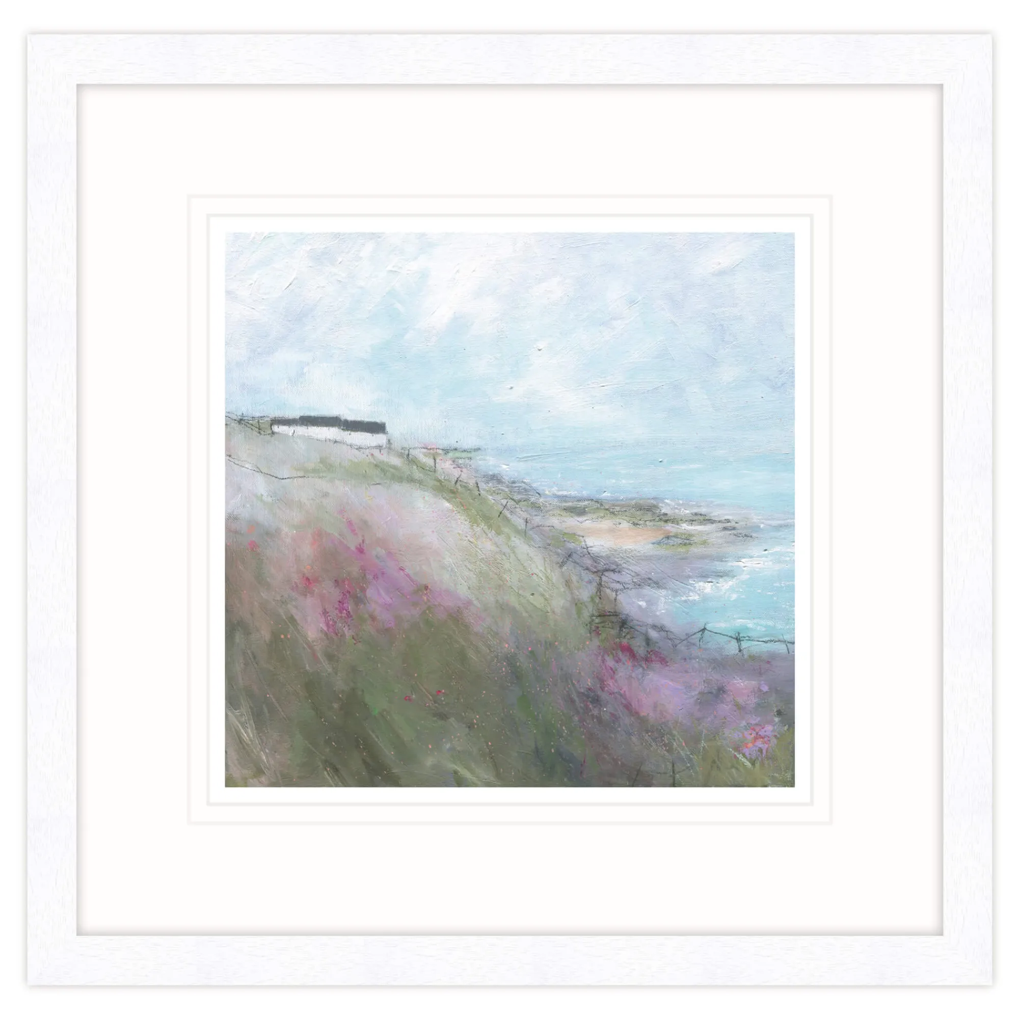 Coastal Scenes|Framed Prints*Whistlefish Coastal Meadow Framed Print