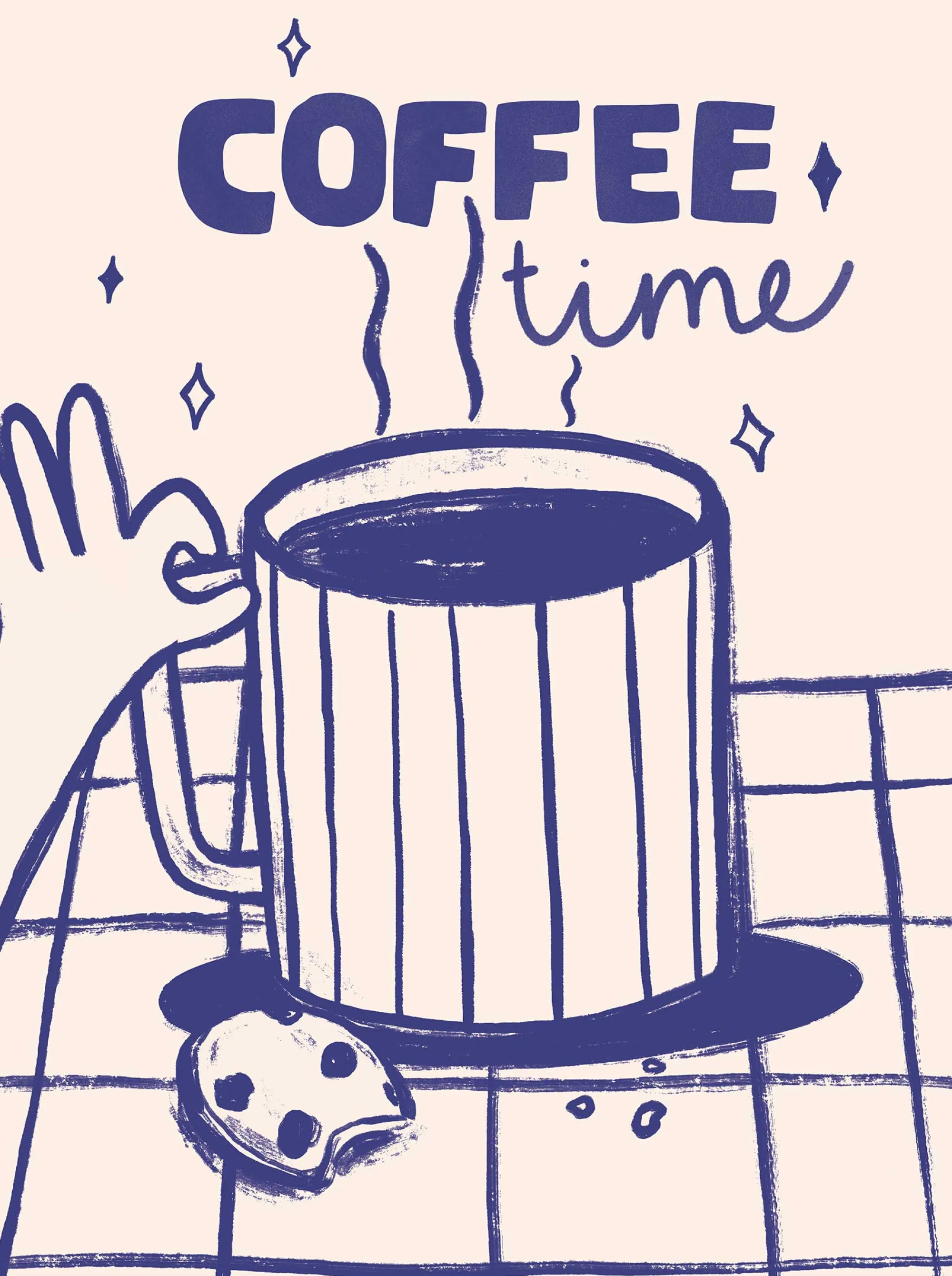 Framed Prints*Whistlefish Coffee Time Framed Print