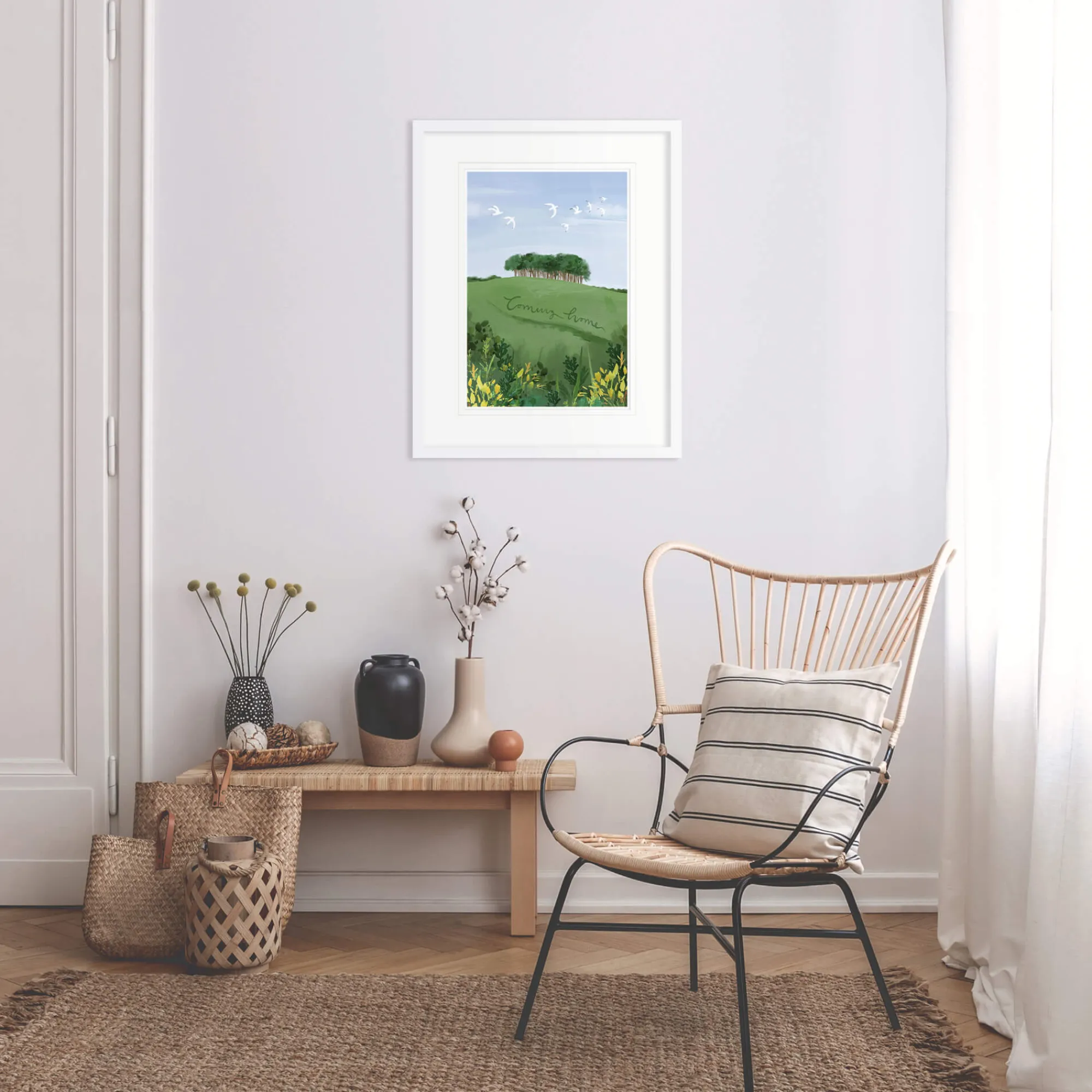 Unframed Prints*Whistlefish Coming Home Med Art Print