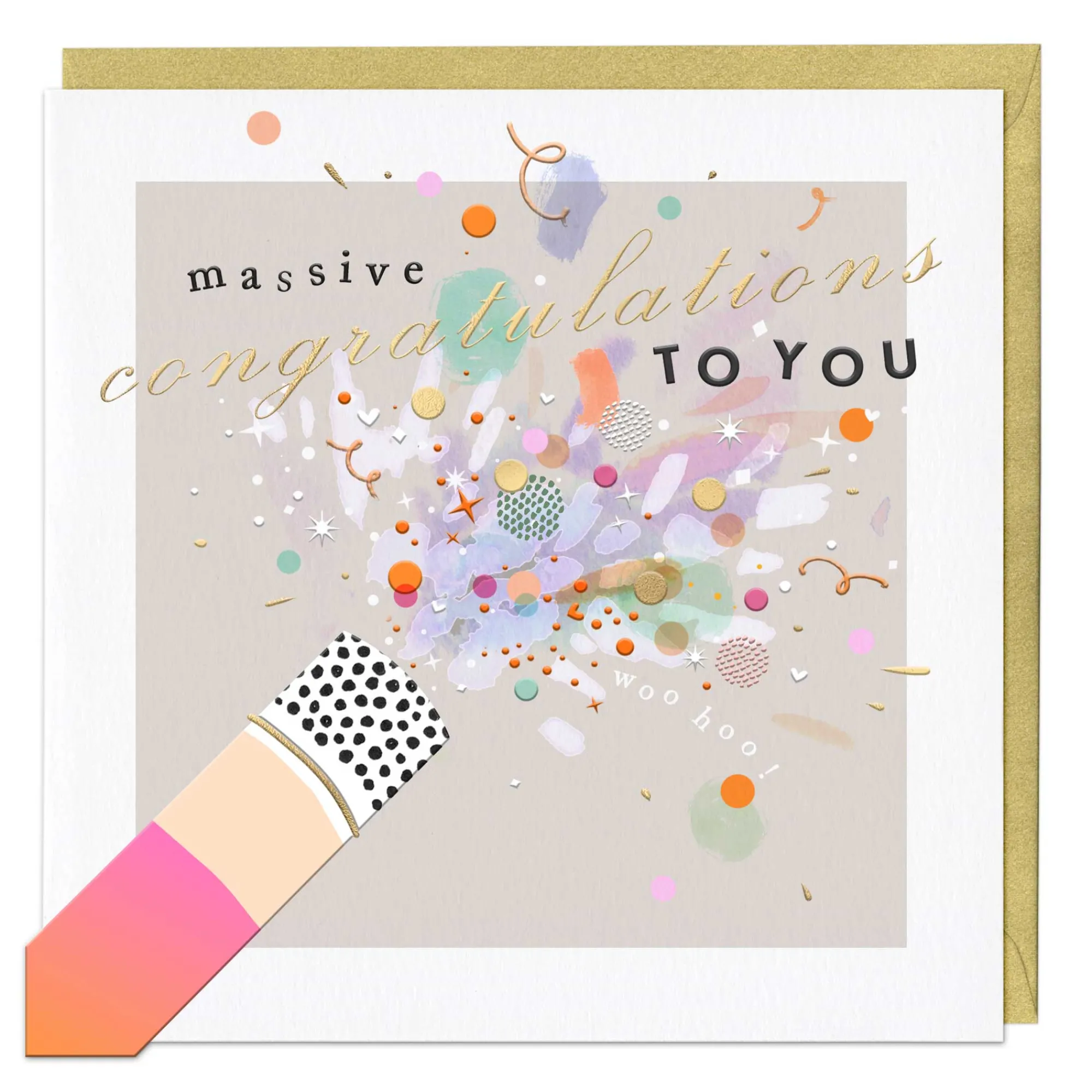 Congratulations|For Children*Whistlefish Confetti Luxury Congratulations Card