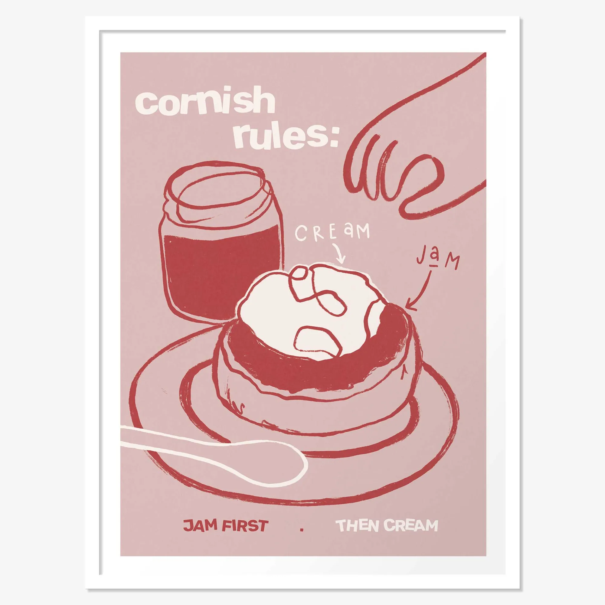 Cornwall|Framed Prints*Whistlefish Cornish Rules Small Framed Print