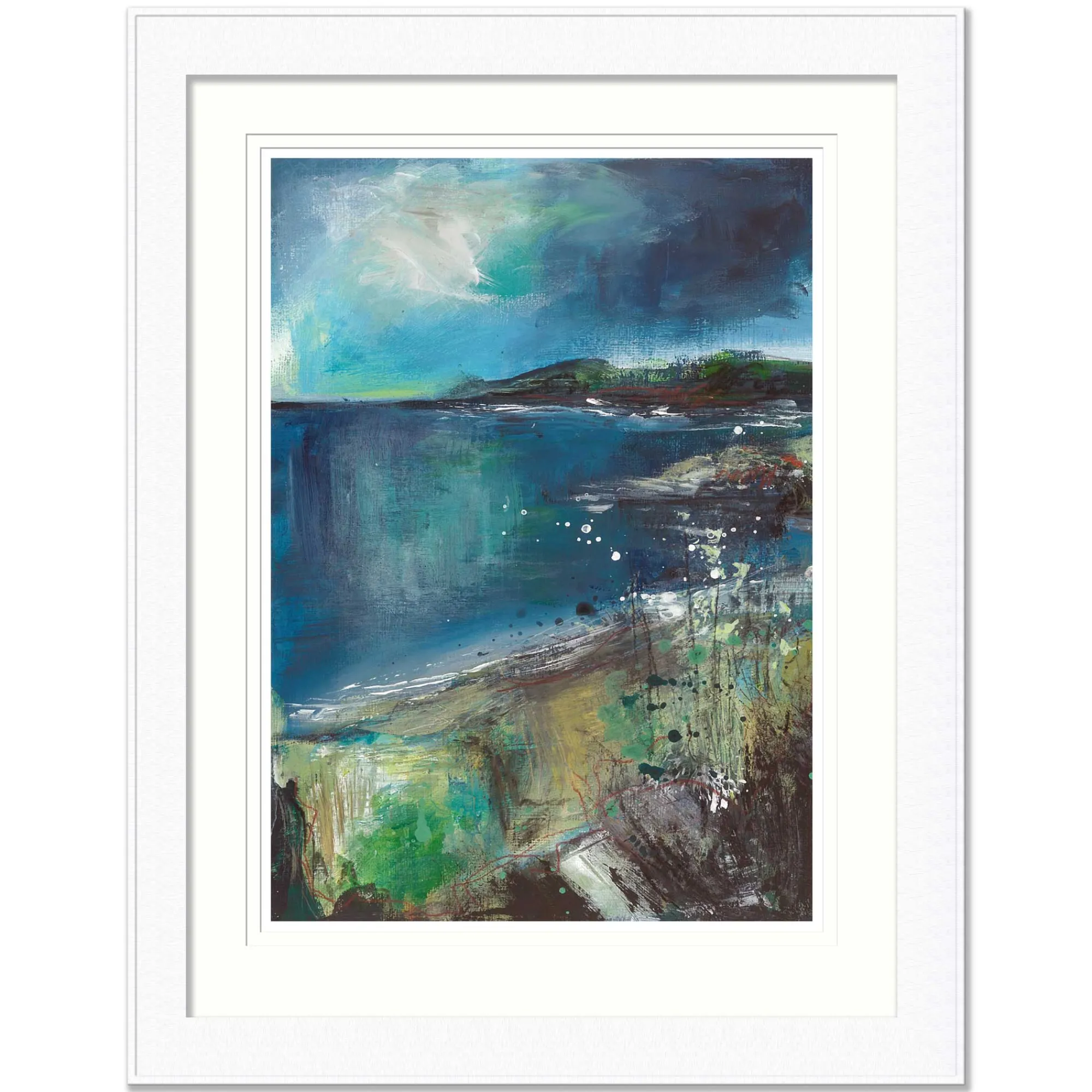Coastal Scenes|Framed Prints*Whistlefish Craggy Shore Large Framed Print