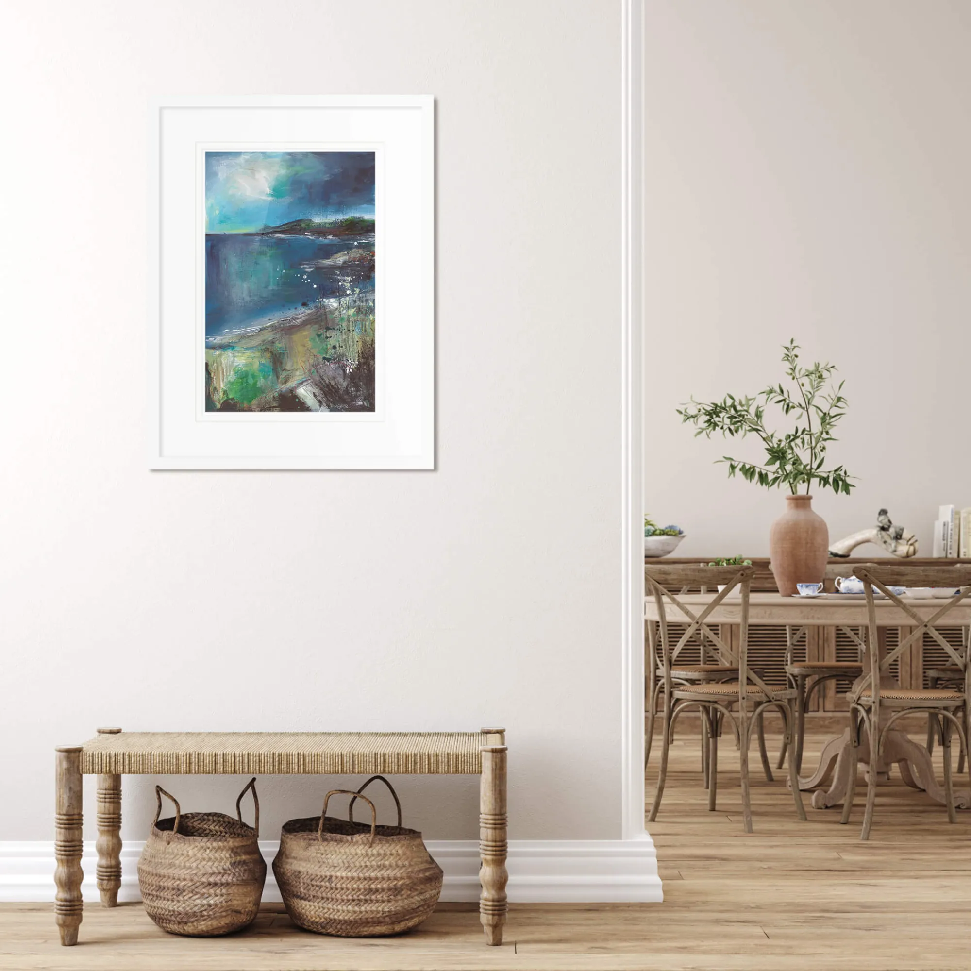 Coastal Scenes|Framed Prints*Whistlefish Craggy Shore Large Framed Print