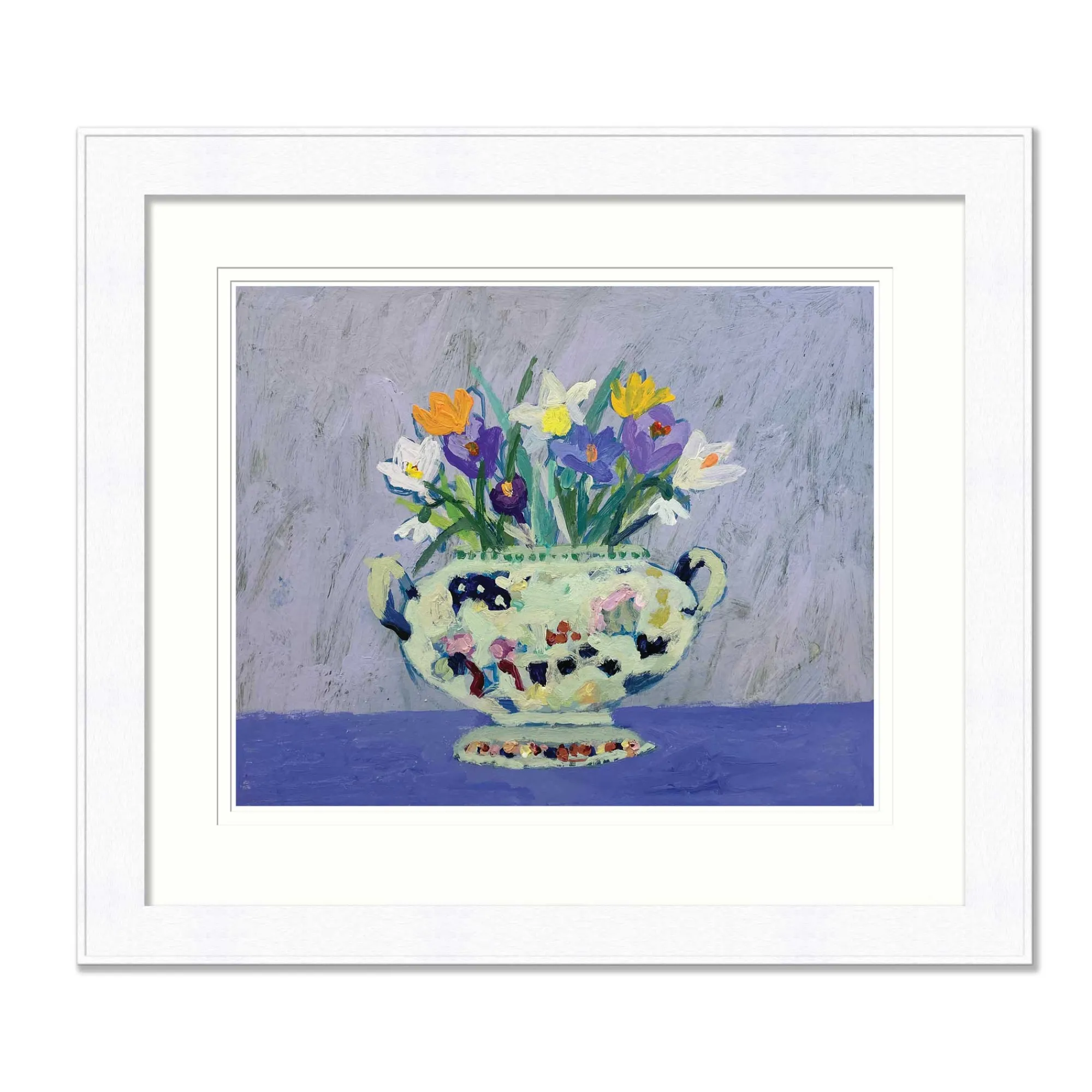 Floral & Flowers|Framed Prints*Whistlefish Crocuses Large Framed Print
