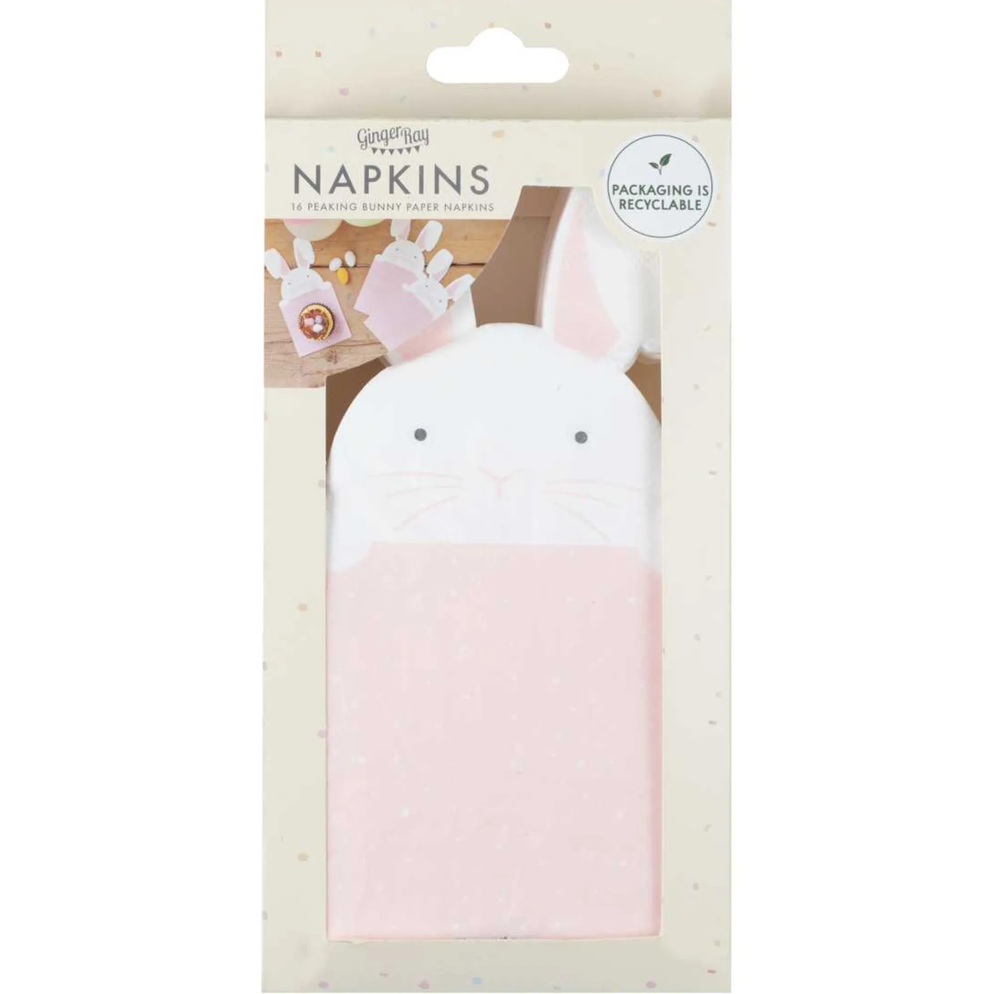 Napkins|Easter*Whistlefish Curious Bunny Napkins