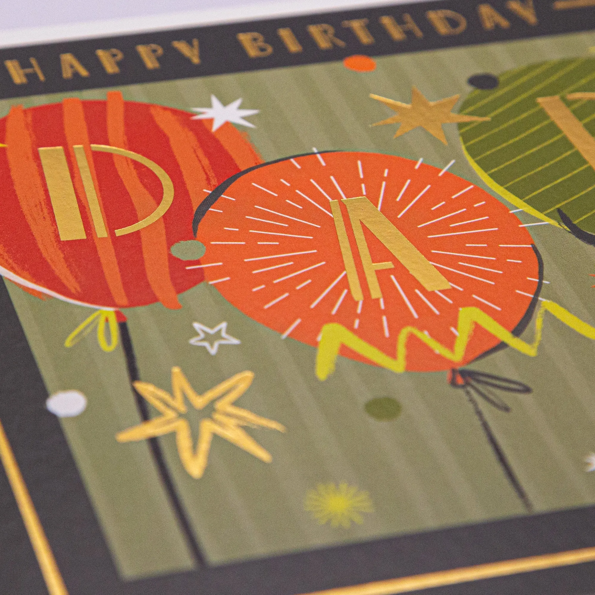 Birthday|For Relatives*Whistlefish Dad's Birthday Balloon Deco Card
