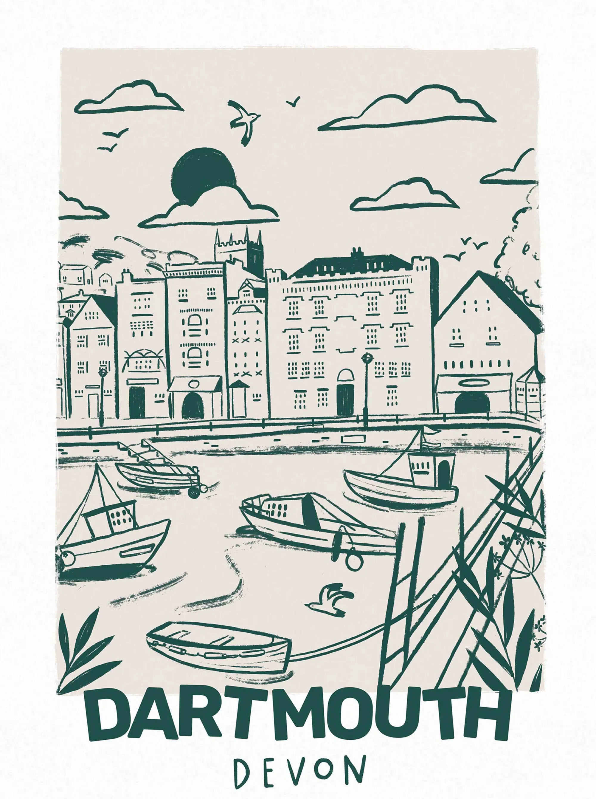 Unframed Prints*Whistlefish Dartmouth Large Art Print