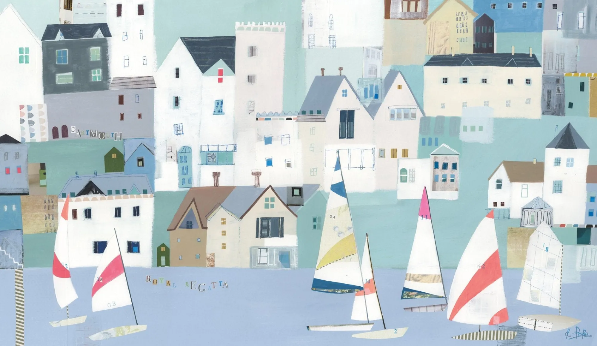 Unframed Prints*Whistlefish Dartmouth Regatta Art Print