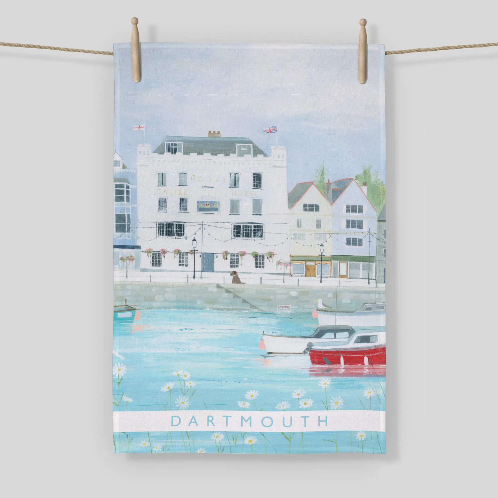 Under £20|Under £10*Whistlefish Dartmouth Tea Towel