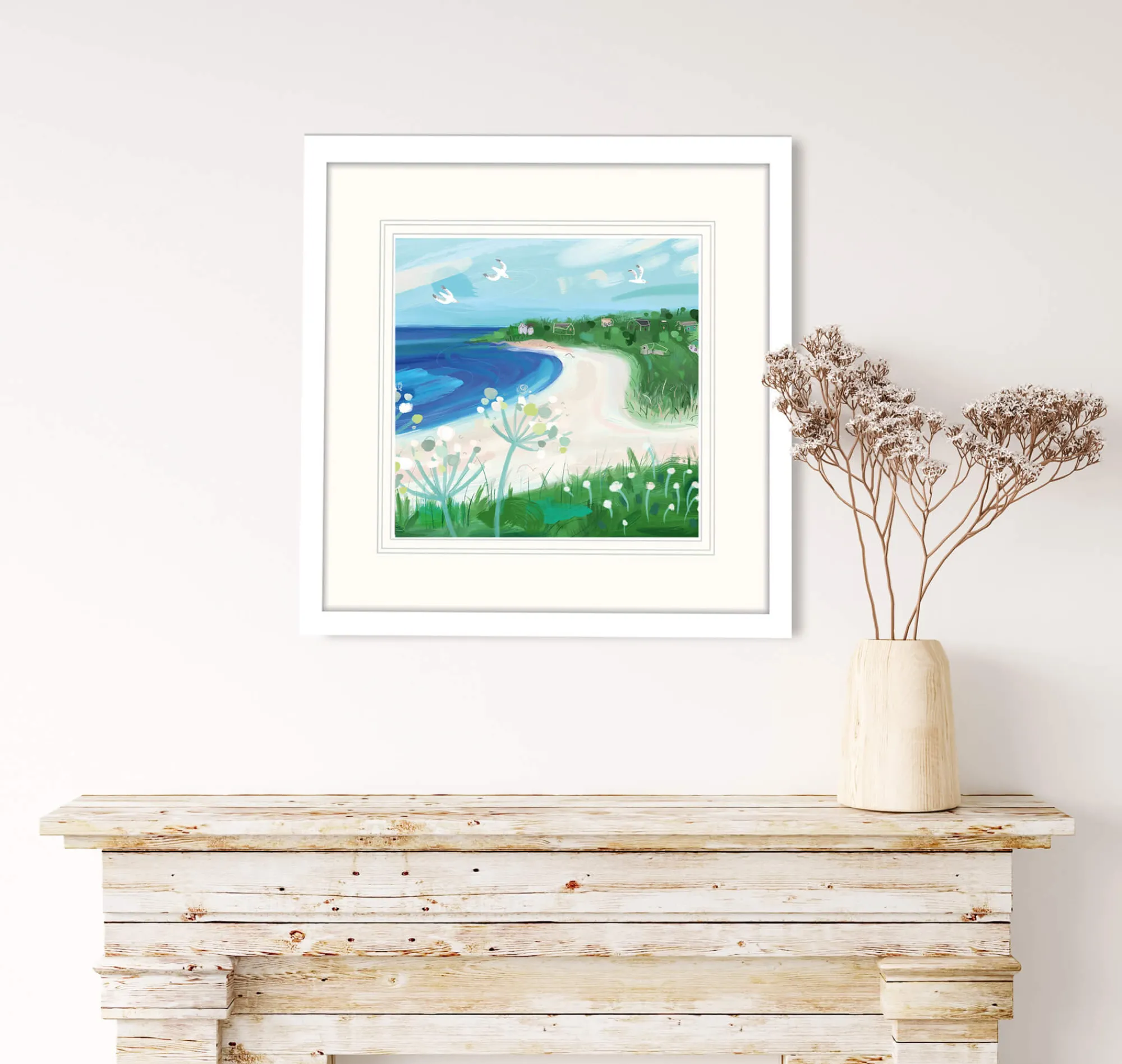 Cornwall|Coastal Scenes*Whistlefish Daymer Bay Framed Print