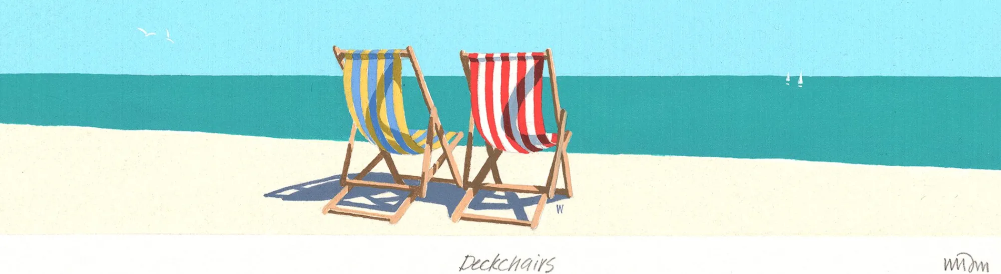 Unframed Prints*Whistlefish Deckchairs Art Print