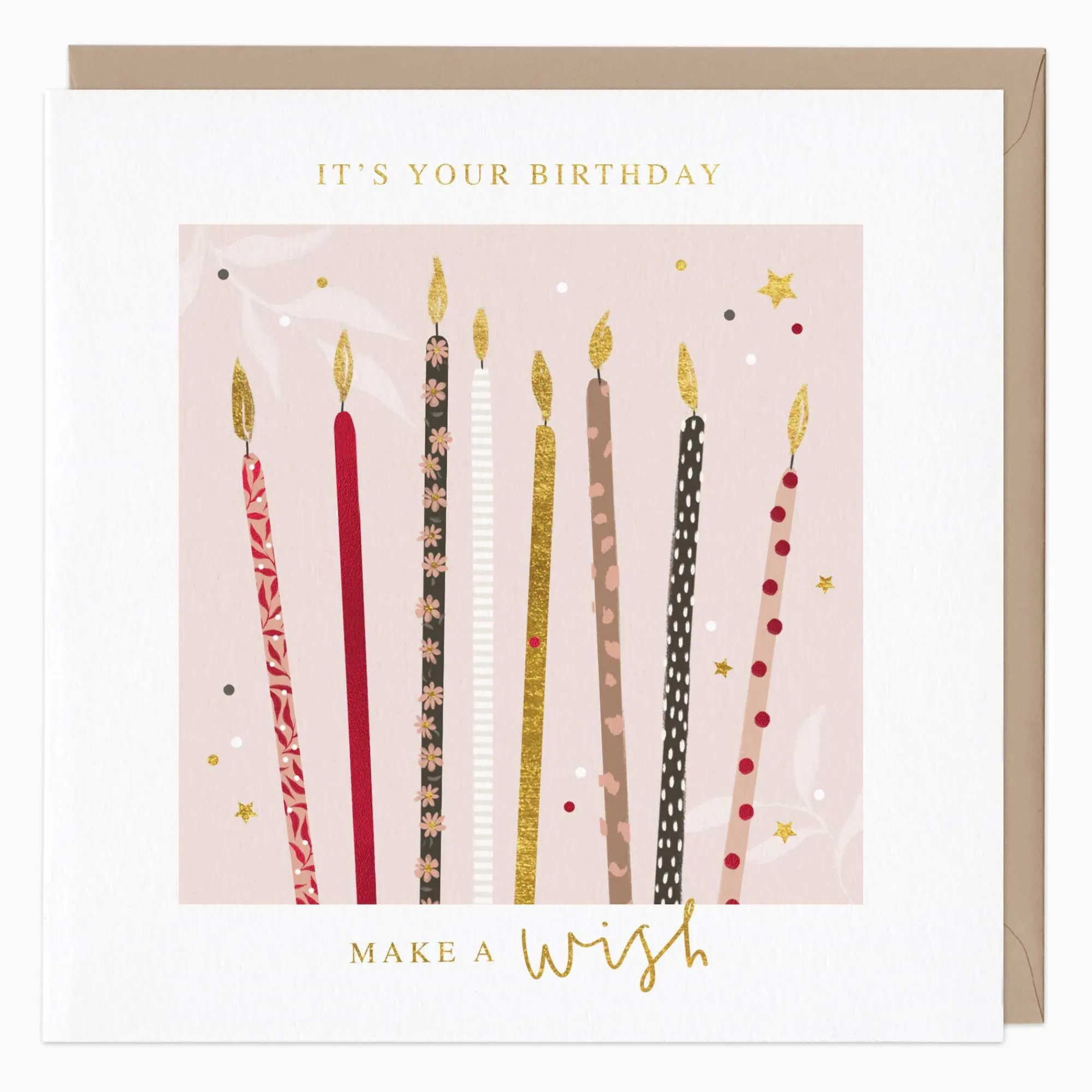 Birthday|For Her*Whistlefish Delicate Candles Birthday Card