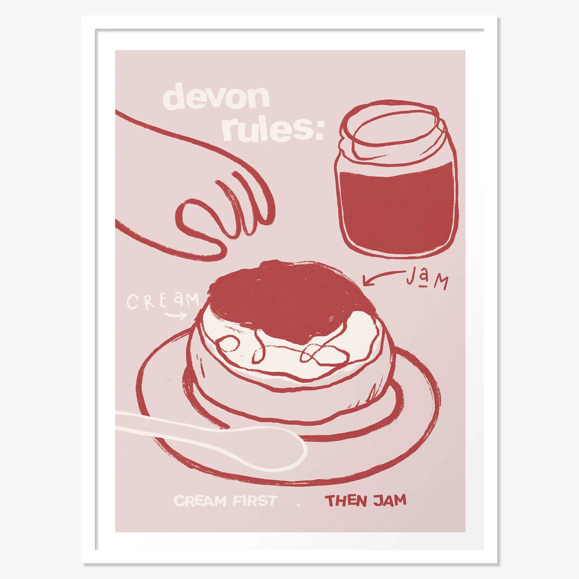 Devon|Framed Prints*Whistlefish Devon Rules Small Framed Print