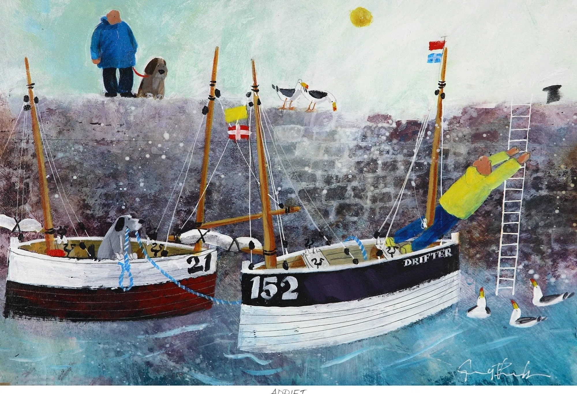 Unframed Prints*Whistlefish Drifter Art Print