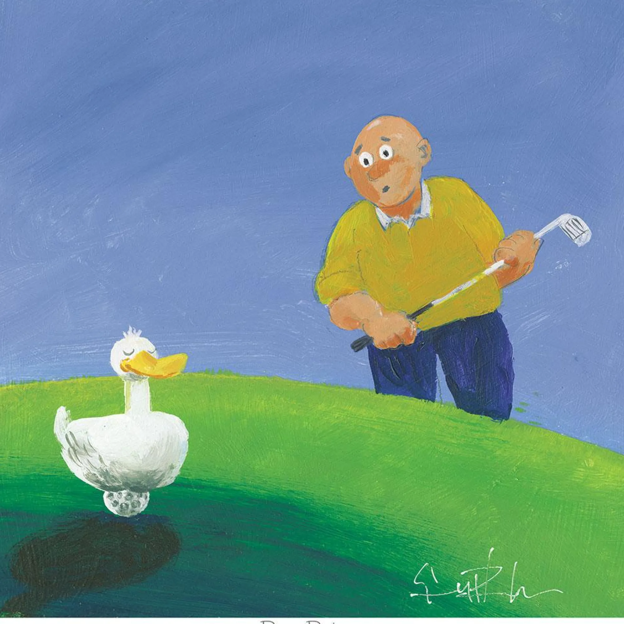 Unframed Prints*Whistlefish Duck Driver Art Print