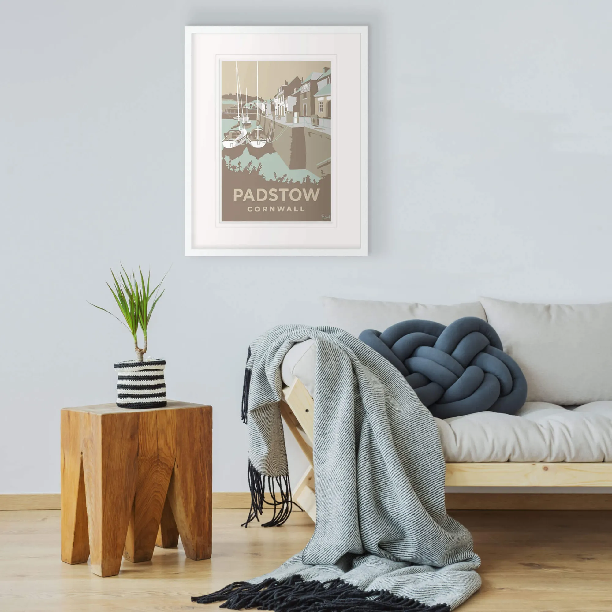 Padstow|Cornwall*Whistlefish Dynamic Padstow Framed Print