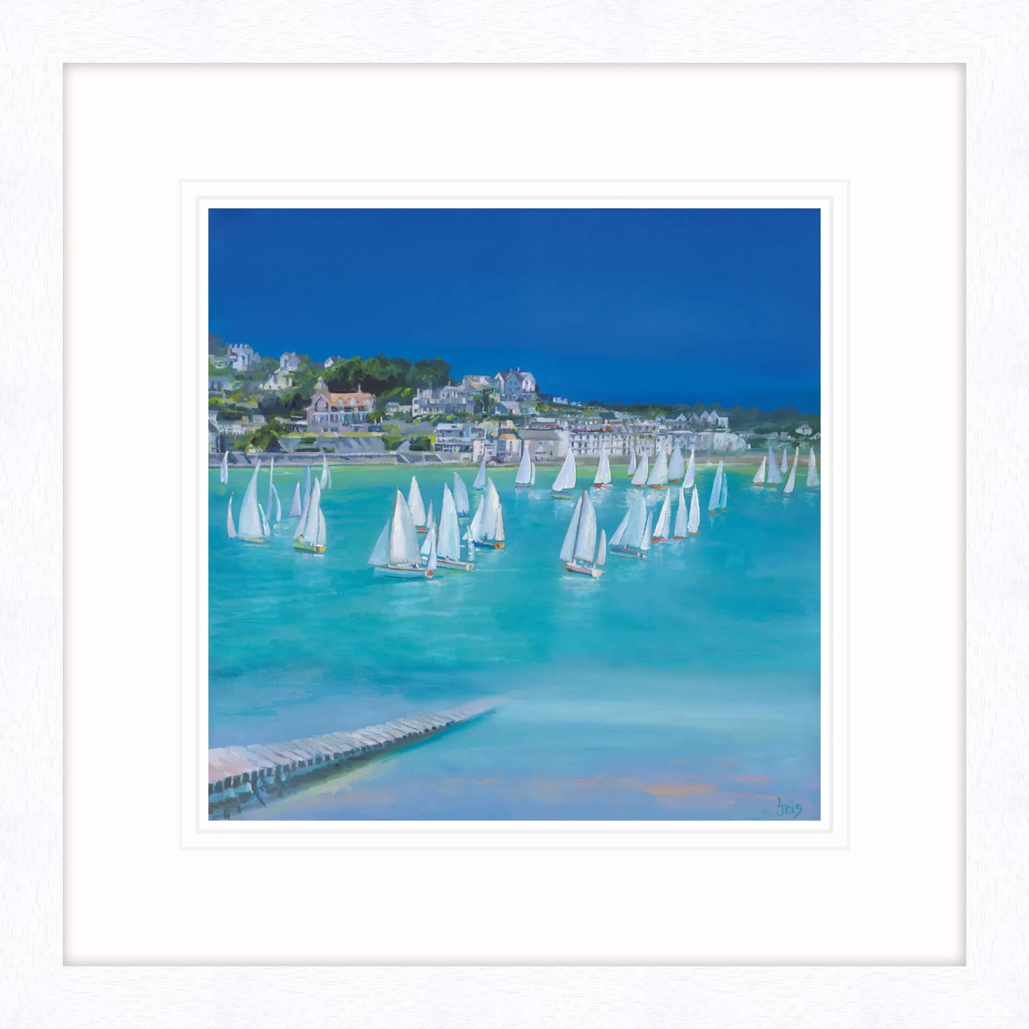 Salcombe|Devon*Whistlefish East Portsmouth To Salcombe Framed Print