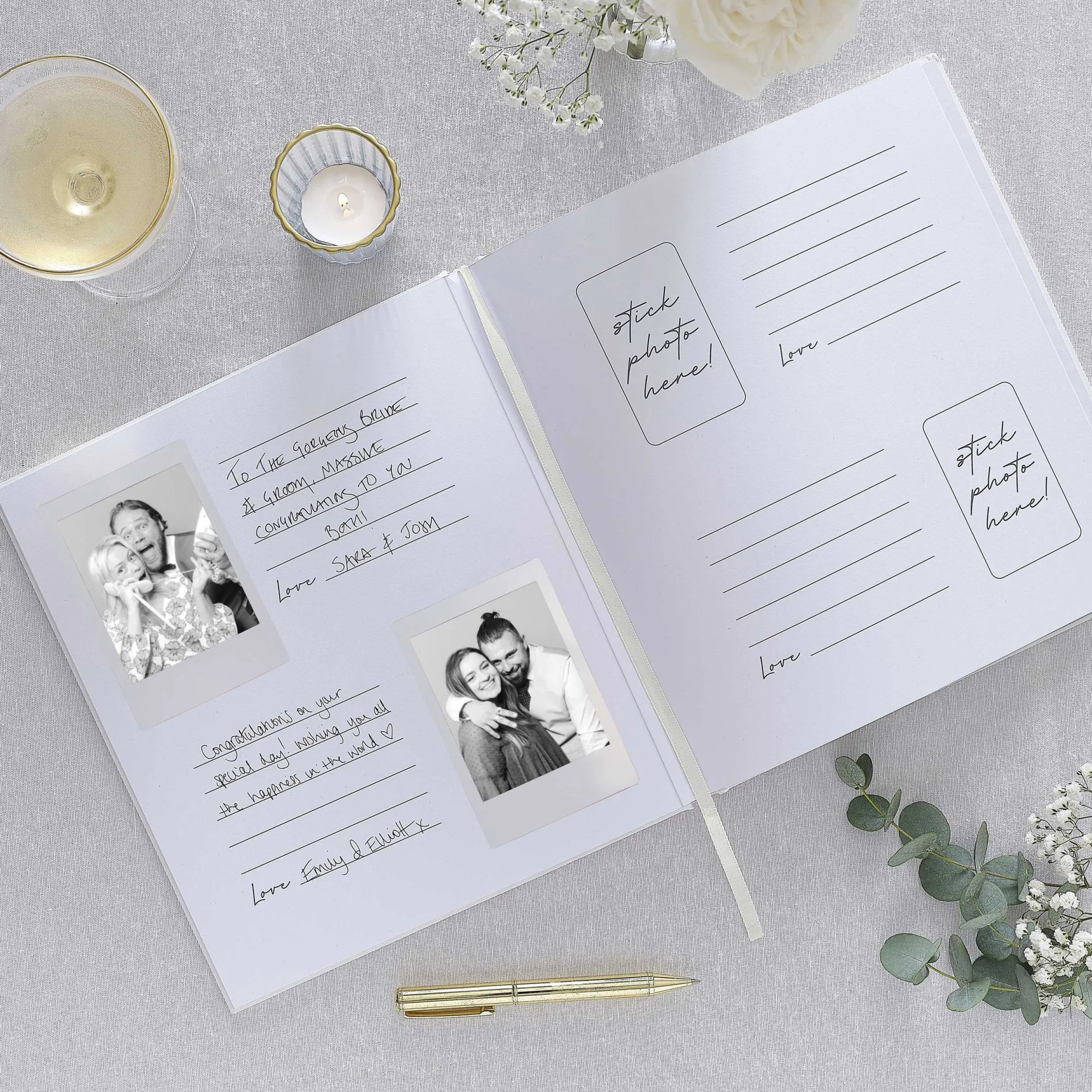 Wedding*Whistlefish Embossed Best Day Ever Wedding Album