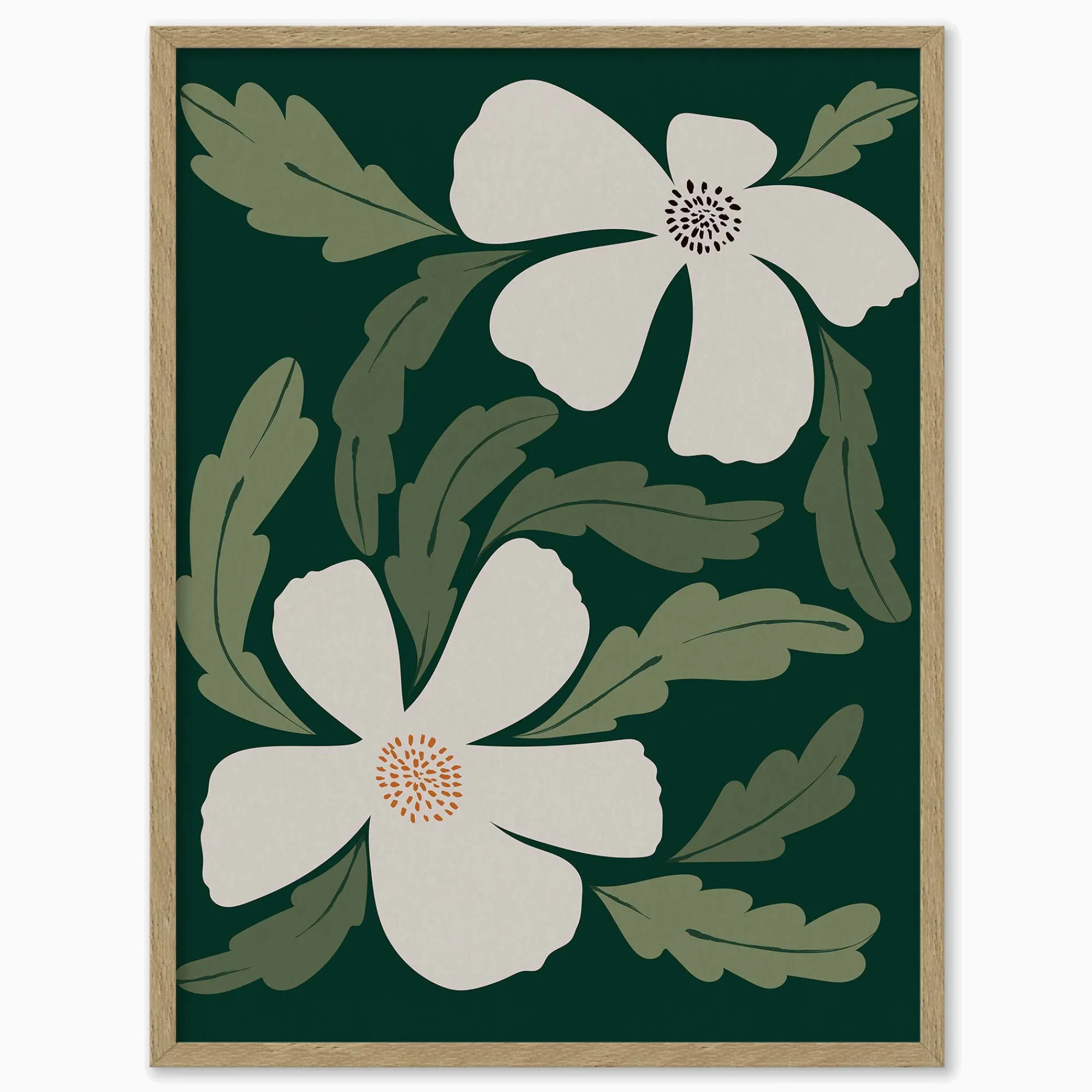 Floral & Flowers|Framed Prints*Whistlefish Evening Garden Framed Print