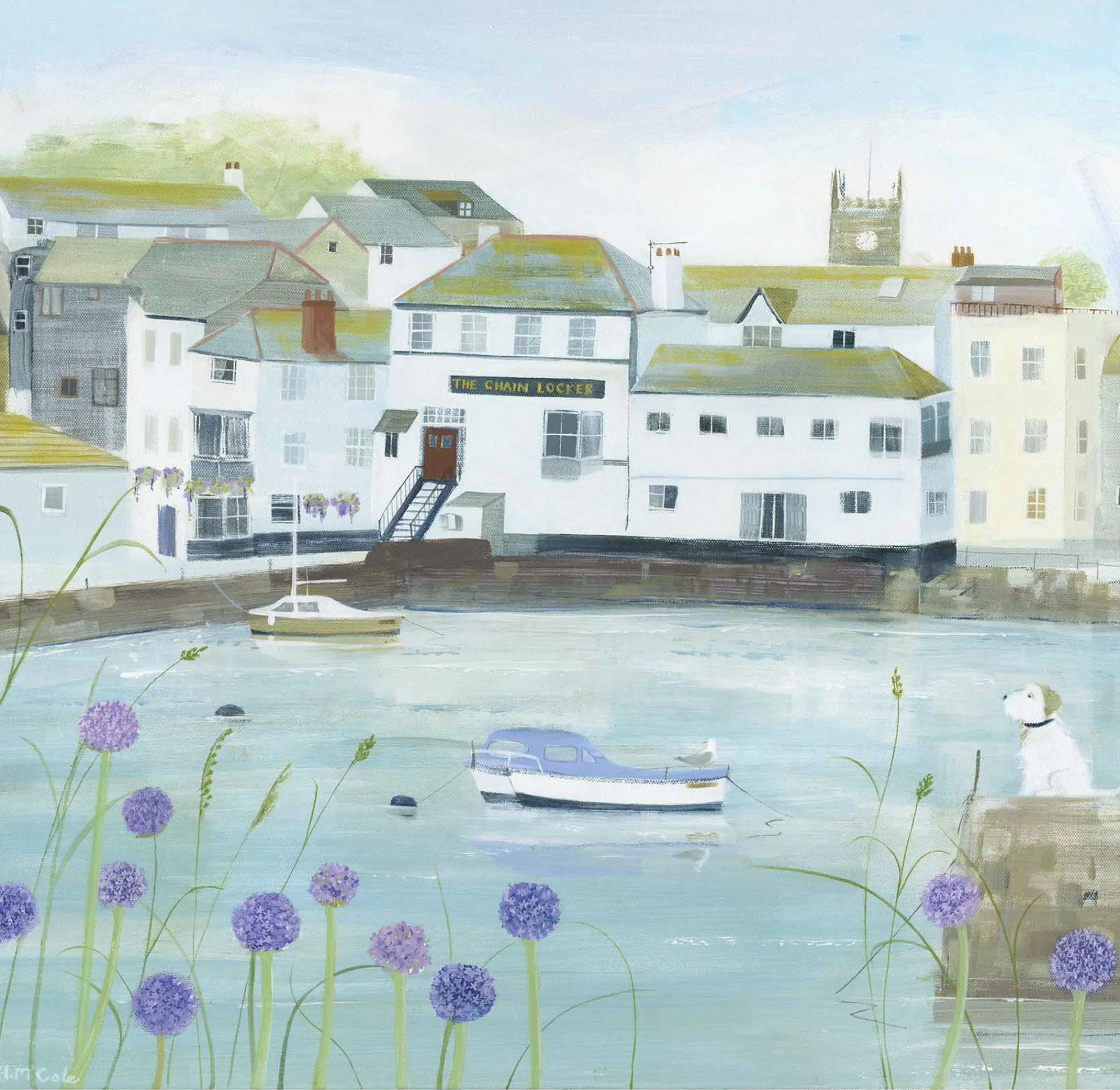 Unframed Prints*Whistlefish Falmouth Flowers Art Print