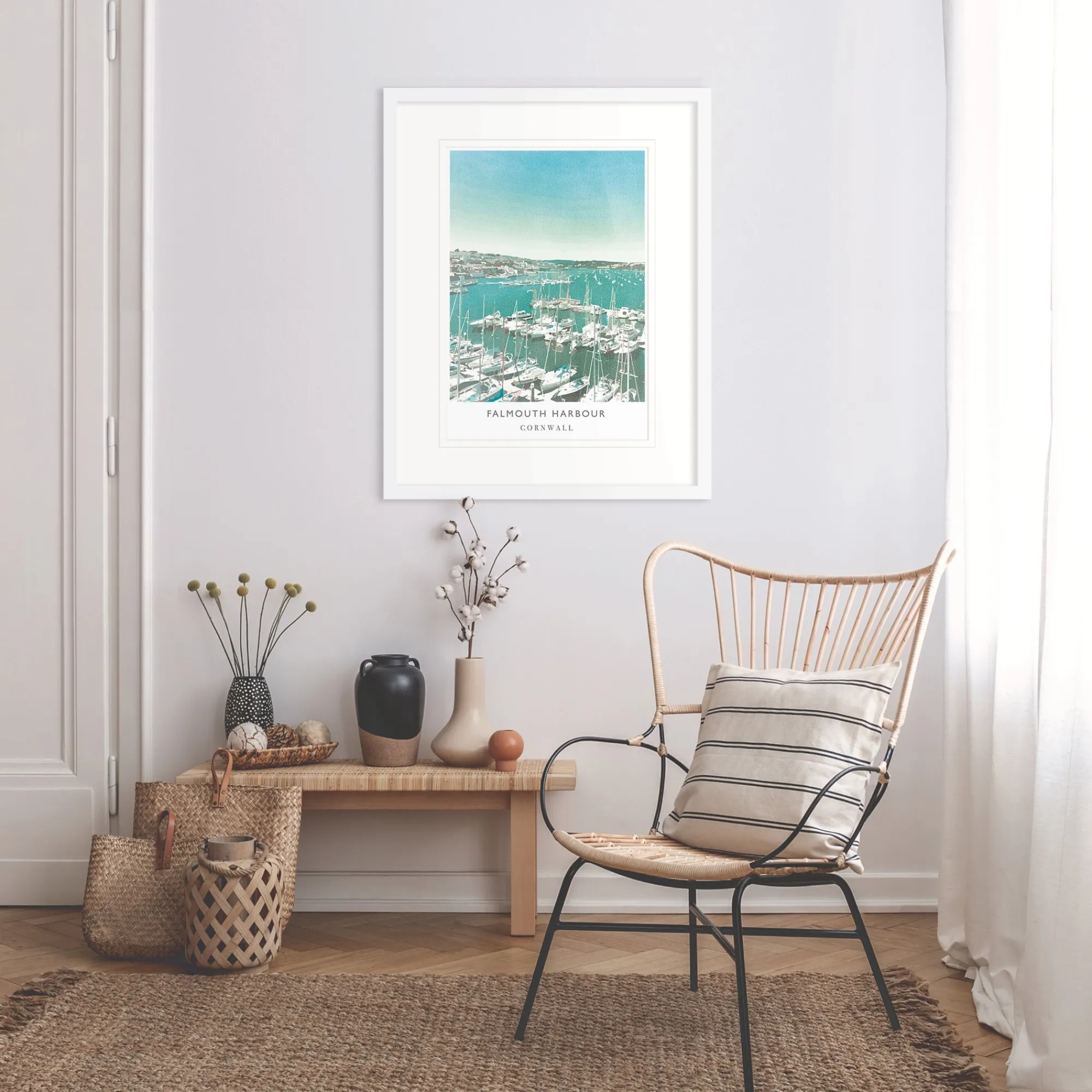 Unframed Prints*Whistlefish Falmouth Harbour Art Print
