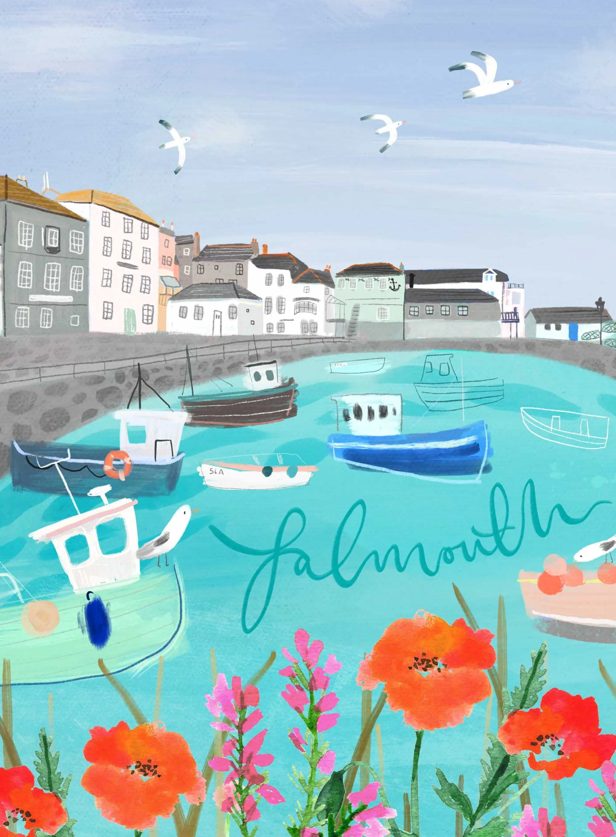 Unframed Prints*Whistlefish Falmouth Med Art Print