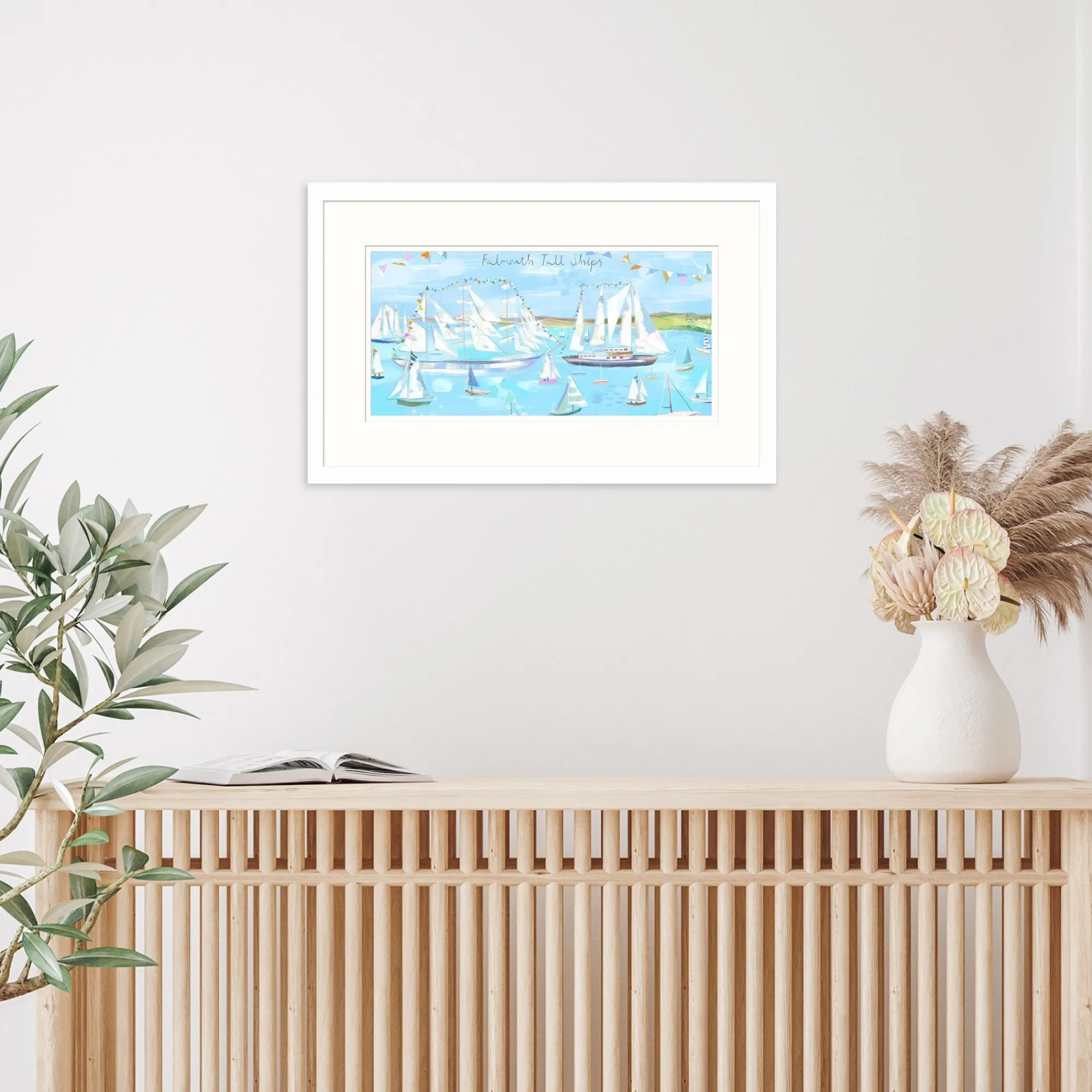 Unframed Prints*Whistlefish Falmouth Tall Ships Small Art Print