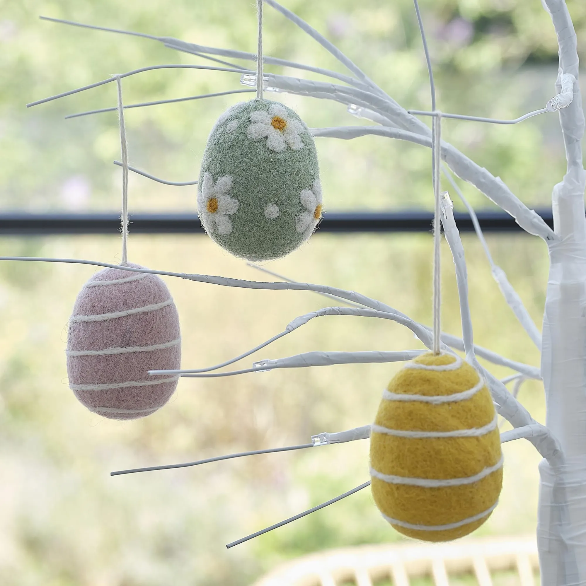 Decorations|Easter*Whistlefish Felt Easter Egg Tree Decorations