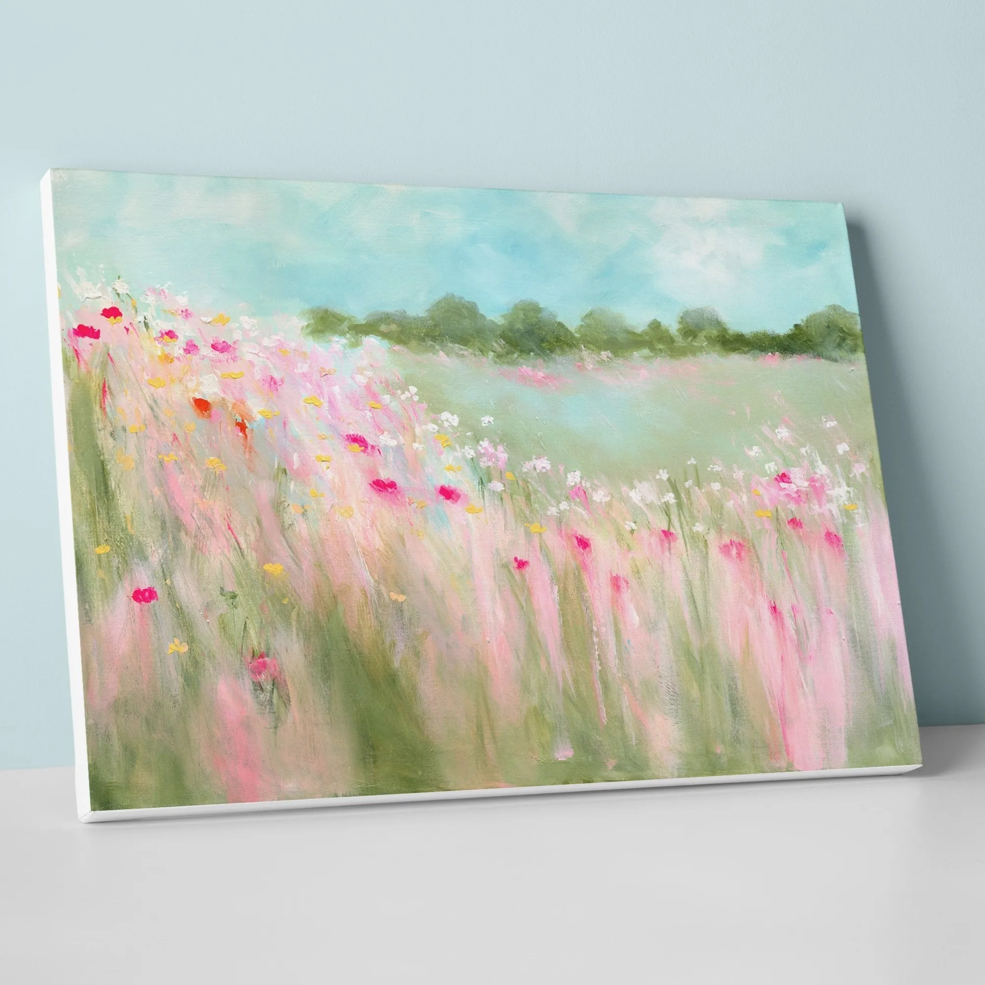 Floral & Flowers|Canvas*Whistlefish Field Of Blooms Canvas