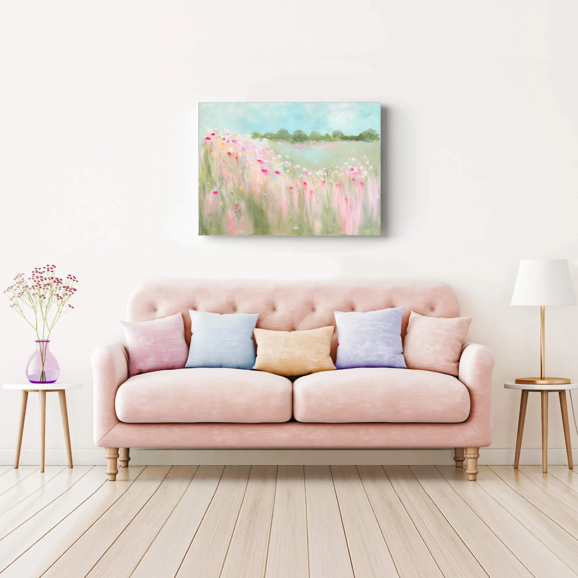 Floral & Flowers|Canvas*Whistlefish Field Of Blooms Canvas