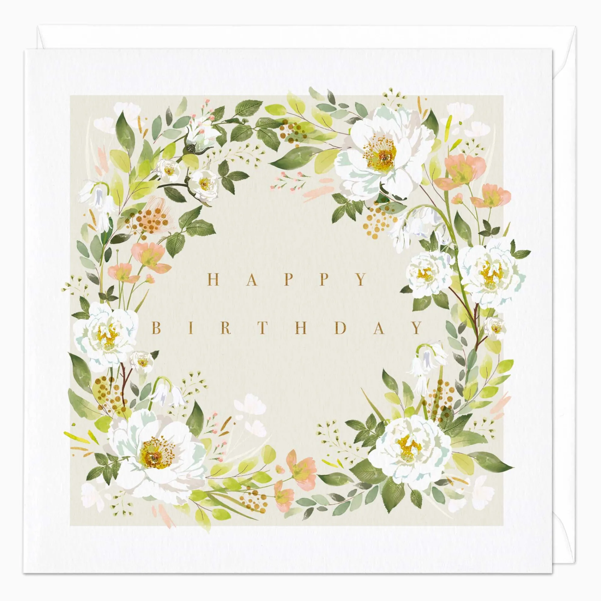 Birthday*Whistlefish Floral Elegance Birthday Card