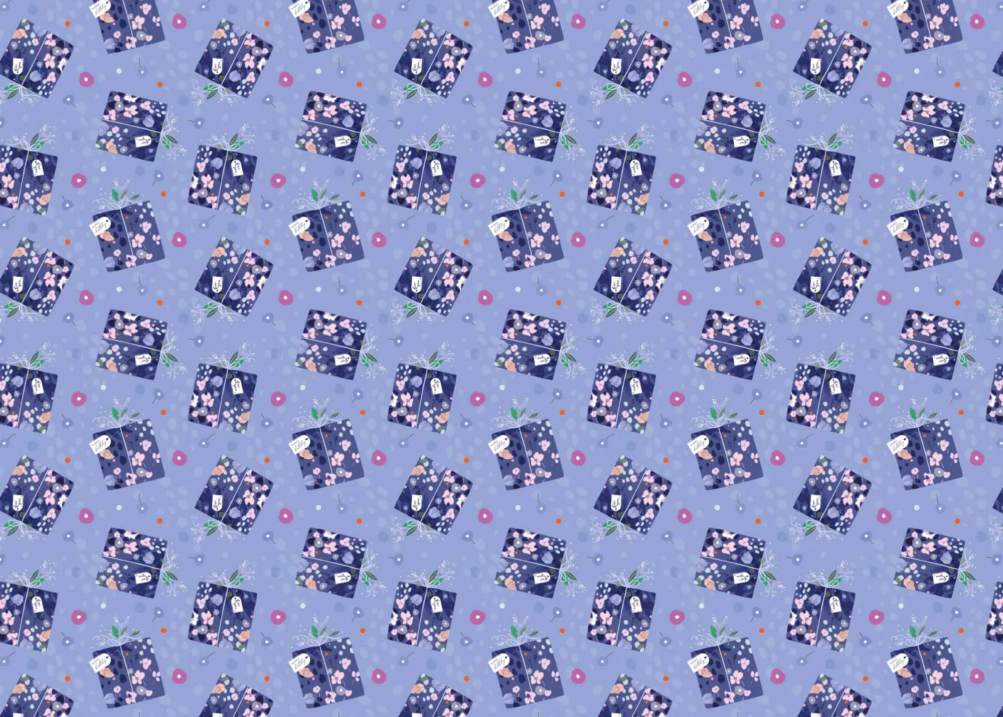 Gift Wrap|Birthday*Whistlefish Floral Present Wrapping Paper