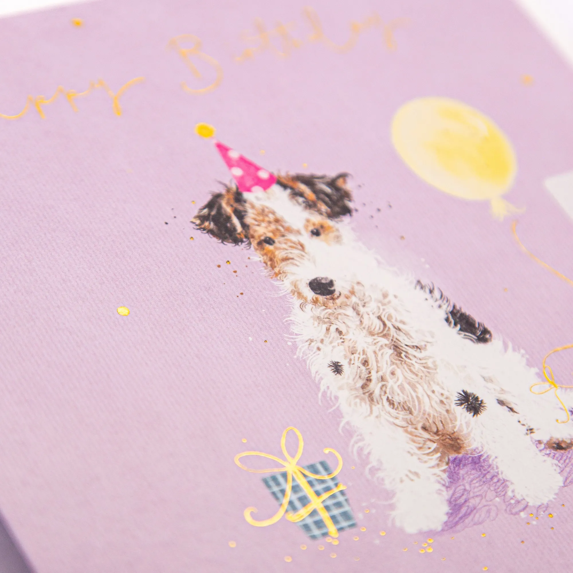 Birthday|For Children*Whistlefish Fluffy Jack Russell Birthday Card