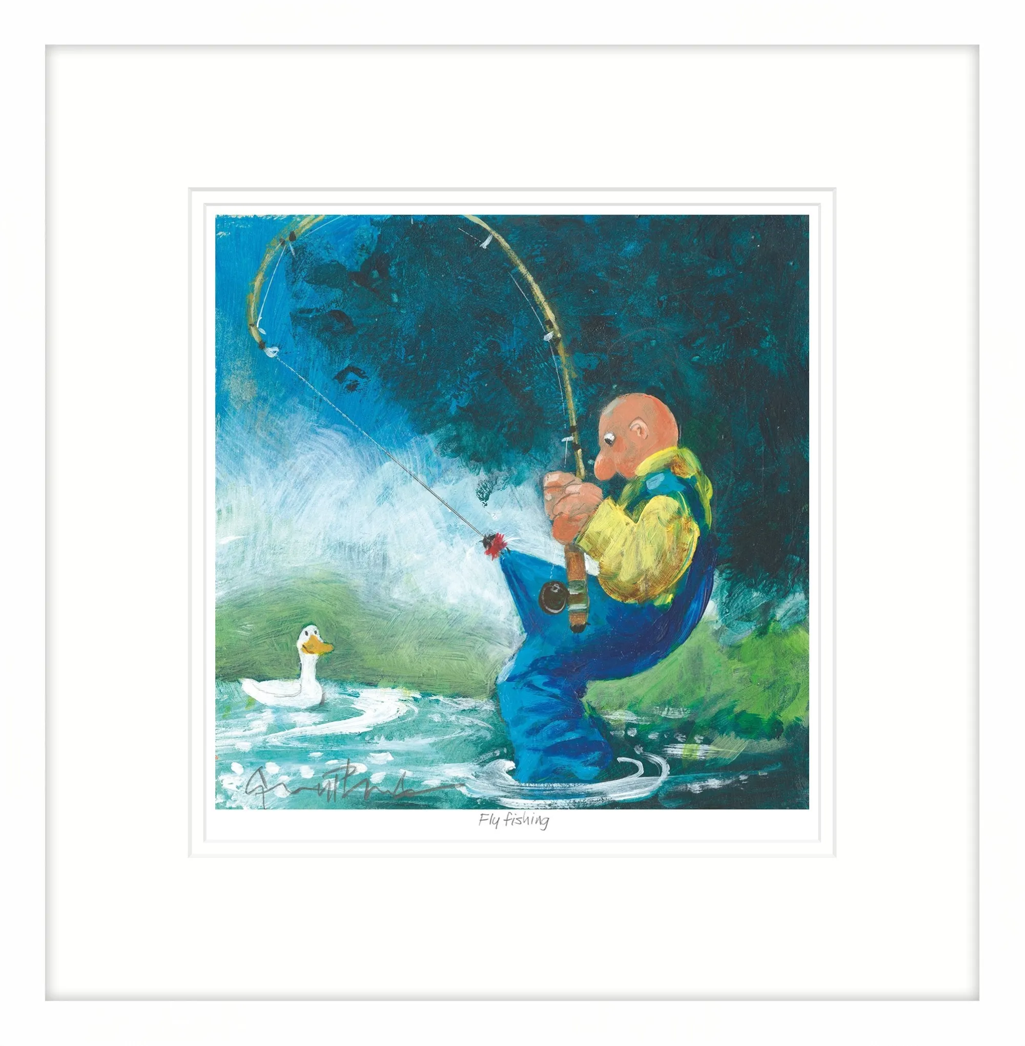 Framed Prints*Whistlefish Fly Fishing Framed Print