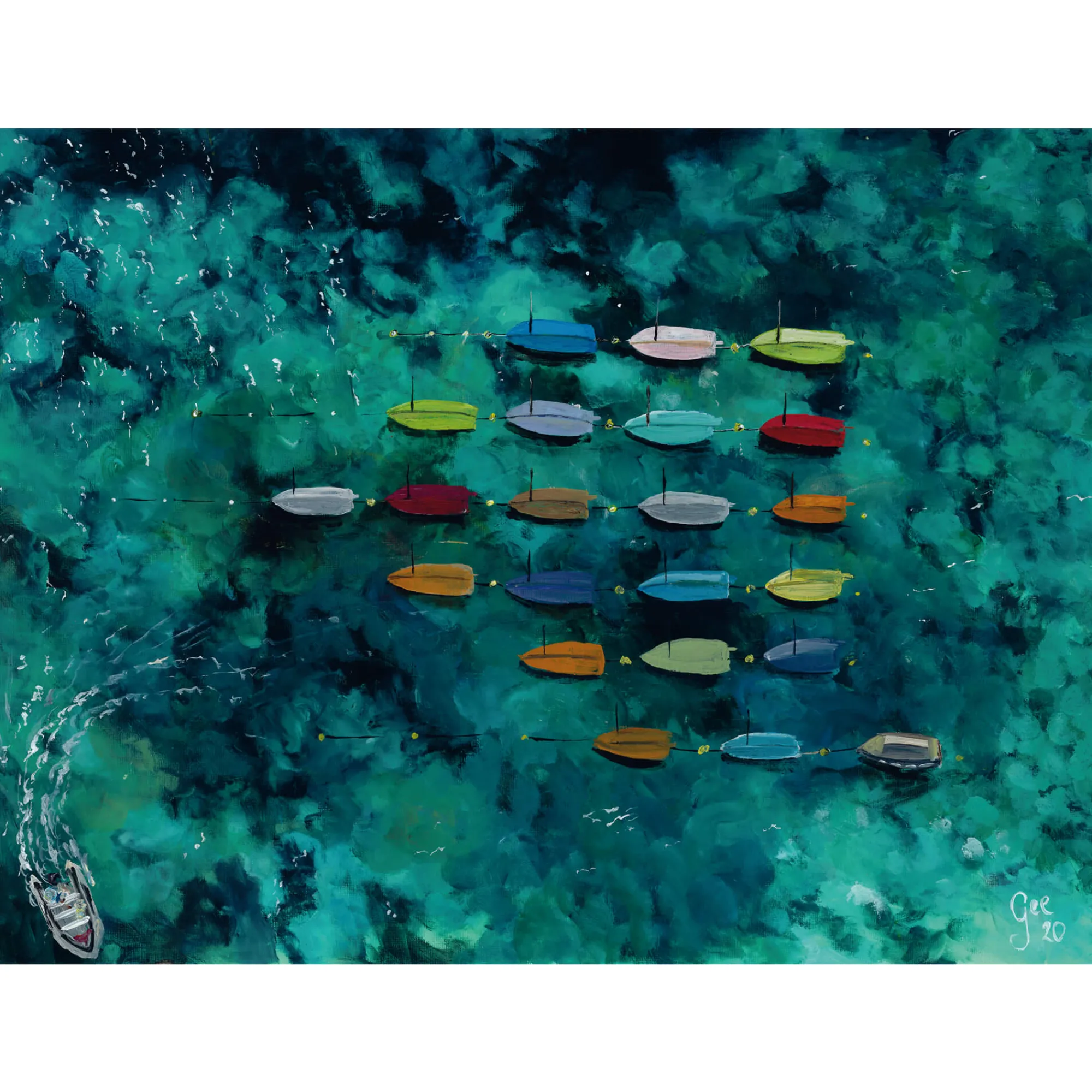 Unframed Prints*Whistlefish Fowey River Art Print