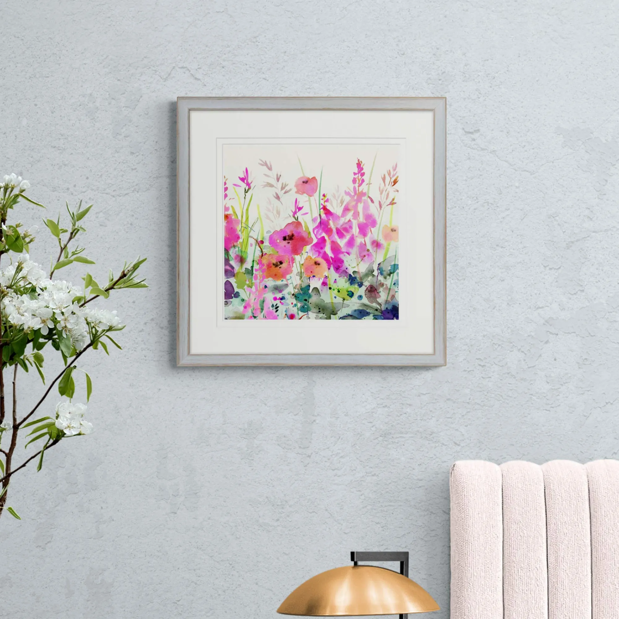 Unframed Prints*Whistlefish Foxglove & Poppy Large Art Print