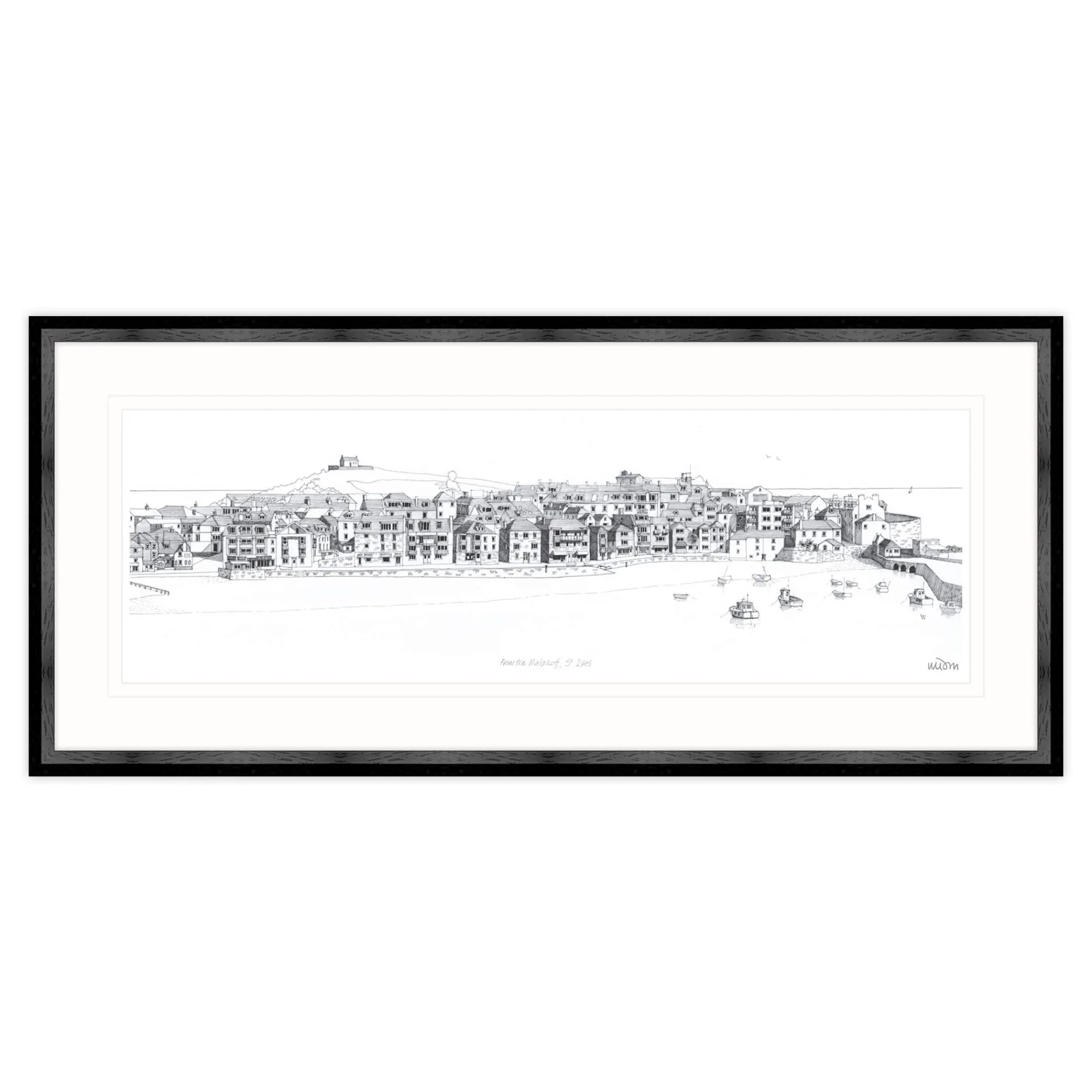 St Ives|Cornwall*Whistlefish From The Malakoff Framed Print