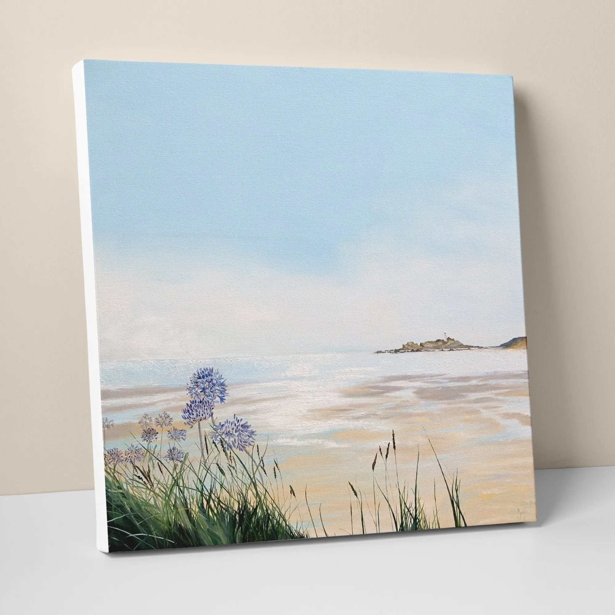 Cornwall|Coastal Scenes*Whistlefish Godrevy Canvas