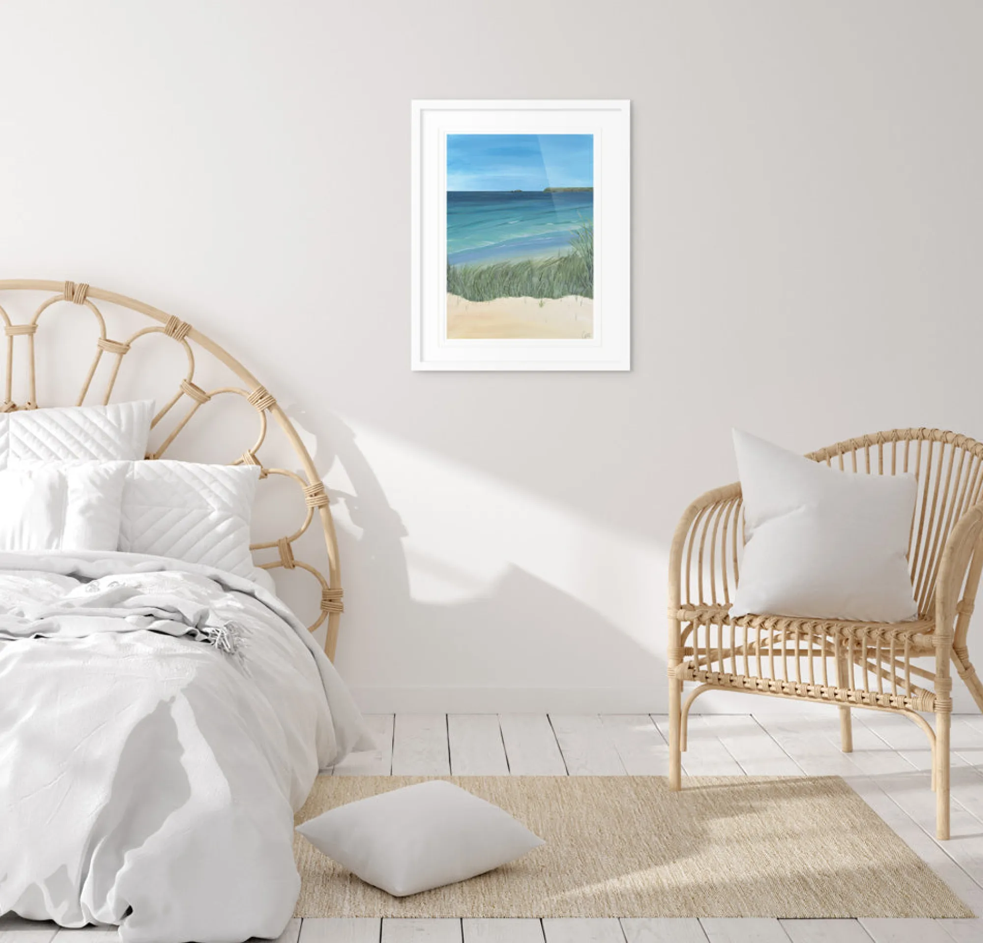 Unframed Prints*Whistlefish Godrevy Med Art Print