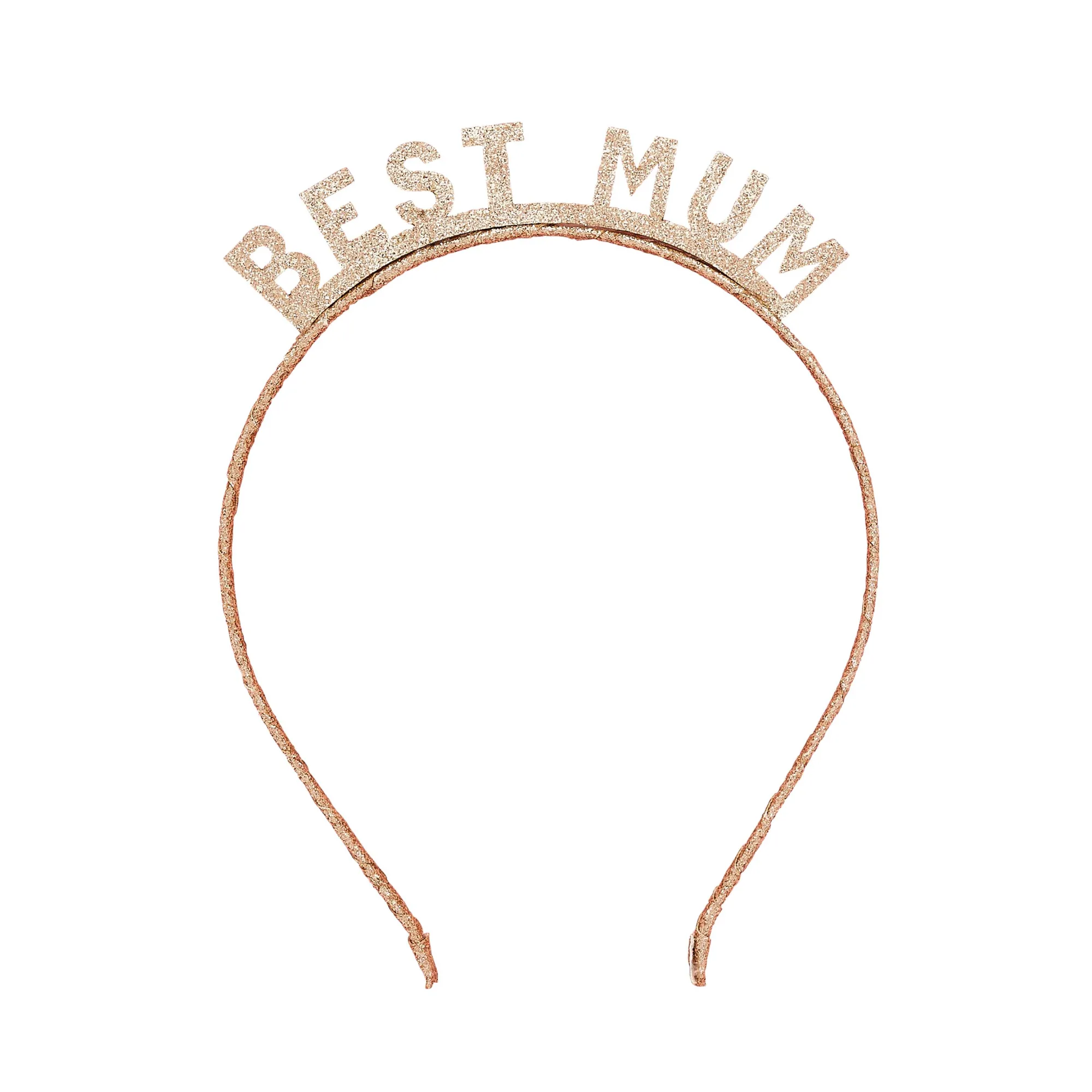 For Her*Whistlefish Gold 'Best Mum' Glitter Headband