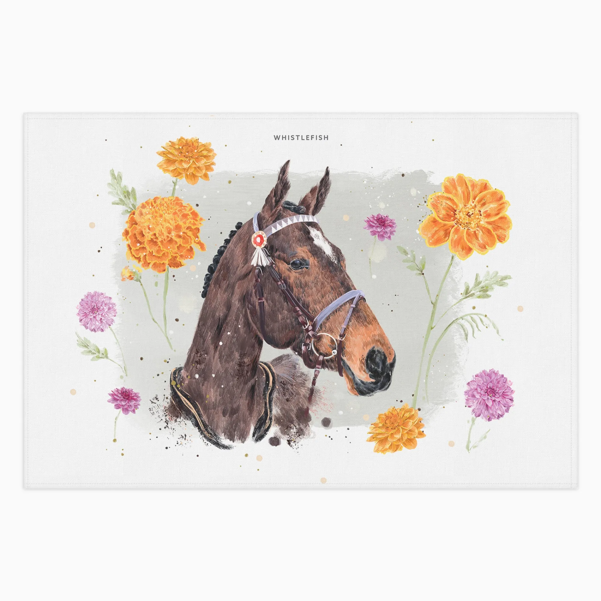 Under £20|Under £10*Whistlefish Grace & Gallop White Tea Towel
