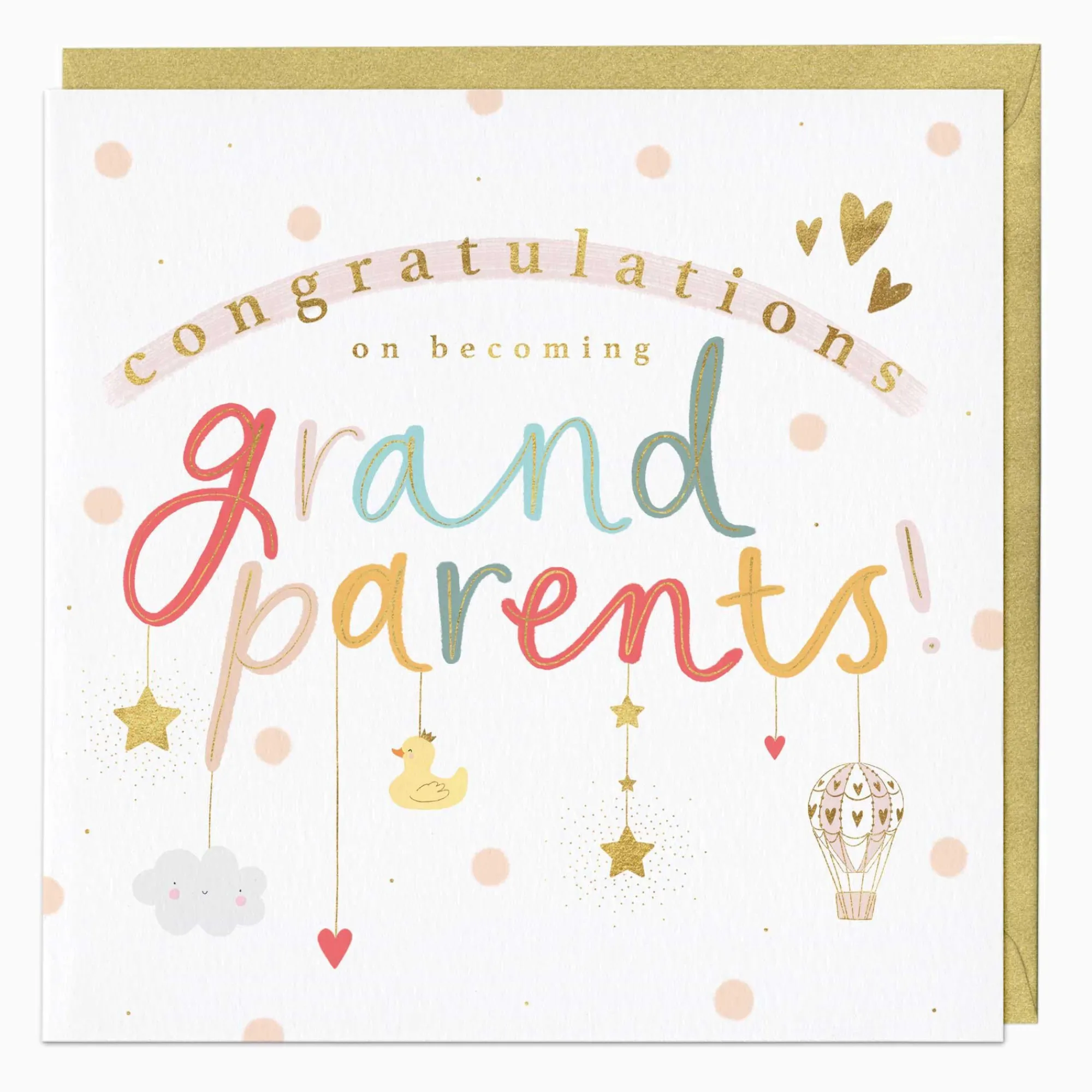 New Baby|Congratulations*Whistlefish Grandparents Mobile Congratulations Card