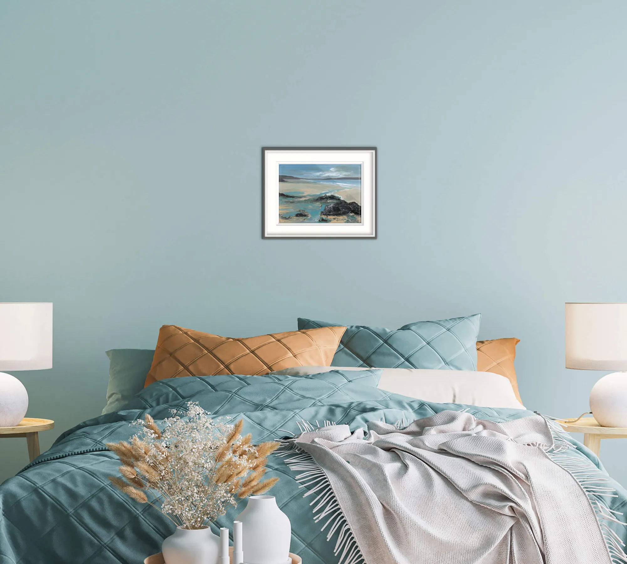 Cornwall|Coastal Scenes*Whistlefish Gwithian Rockpool Framed Print