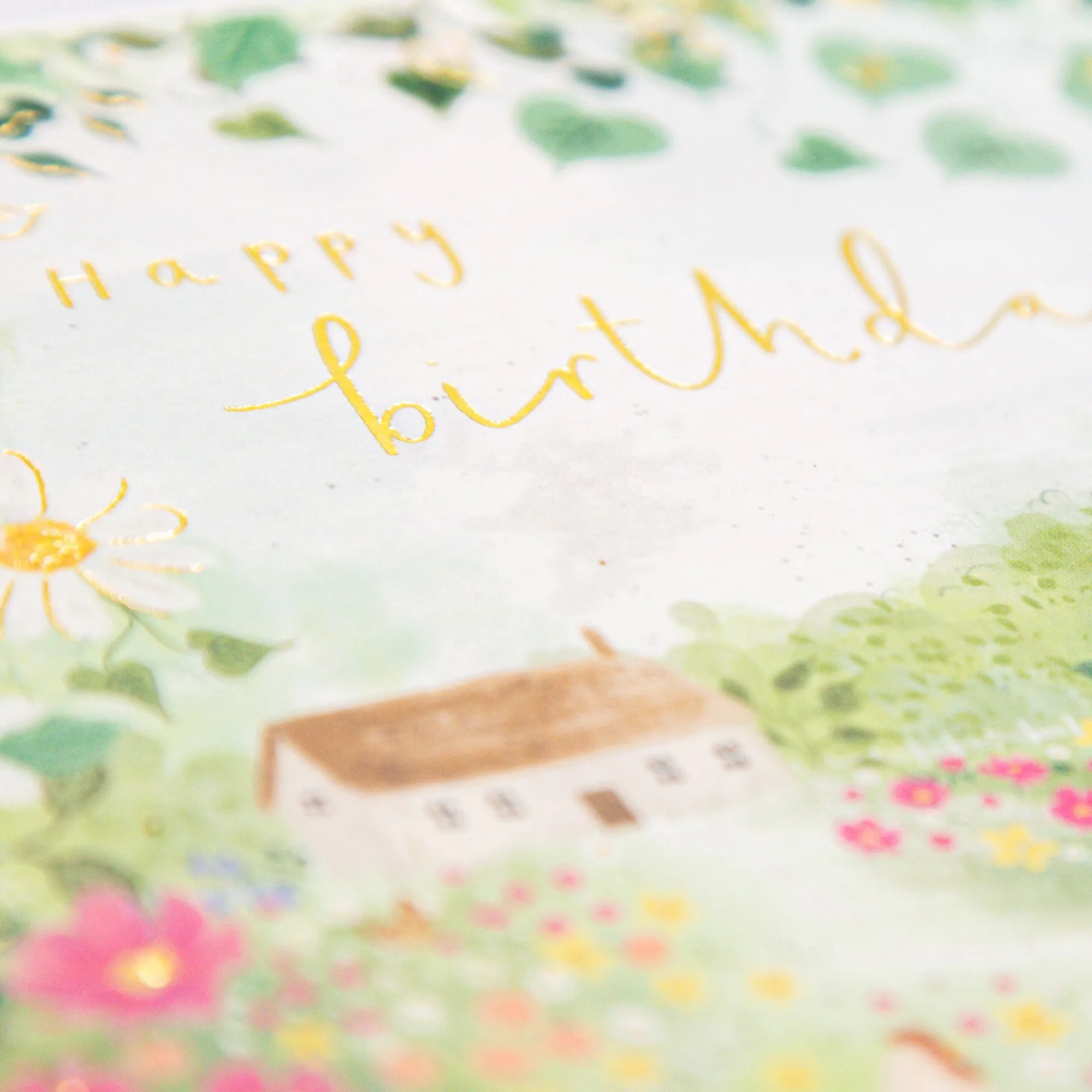 Birthday*Whistlefish Happy Birthday Cottage Card