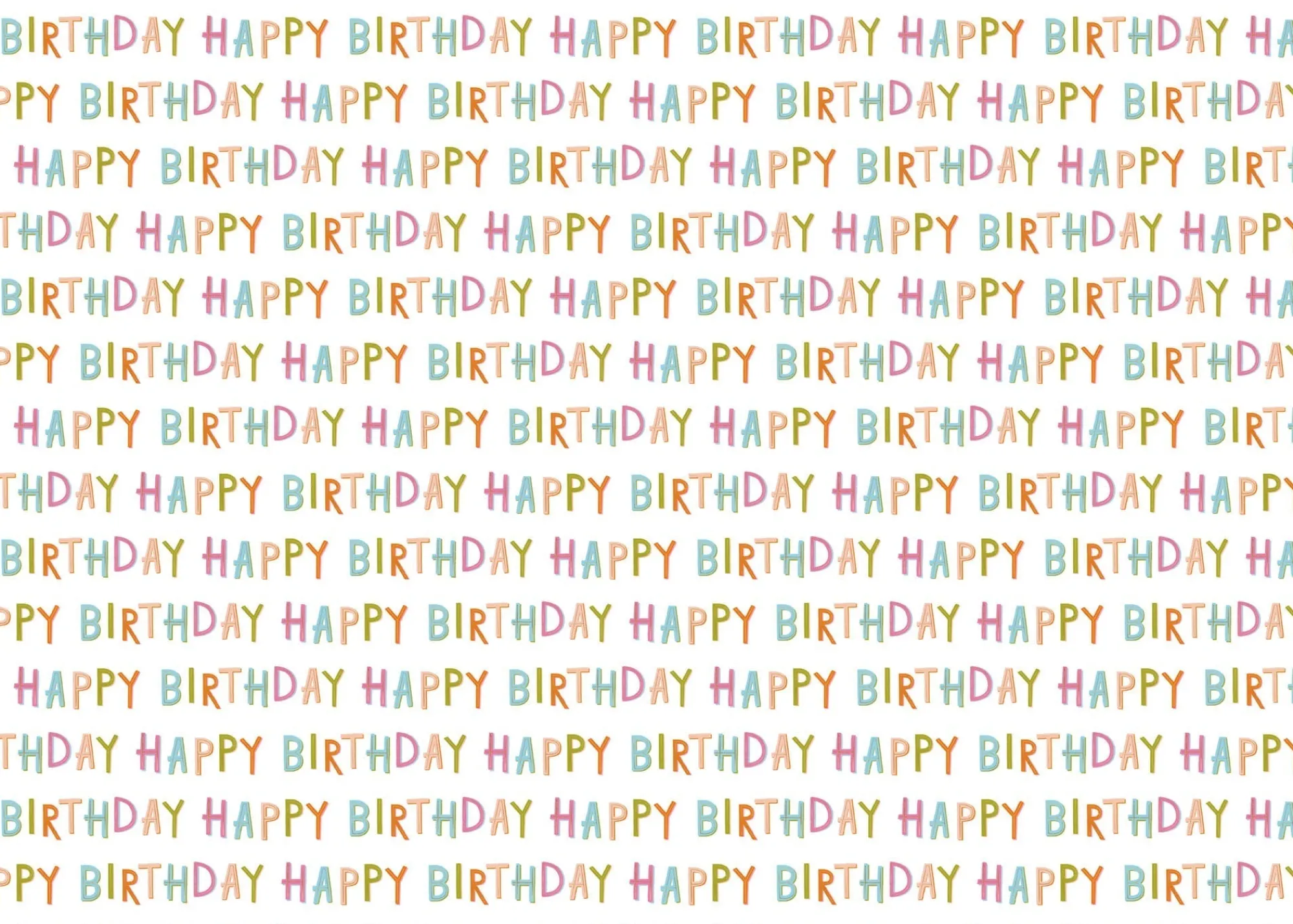 Gift Wrap|Birthday*Whistlefish Happy Birthday Wrapping Paper