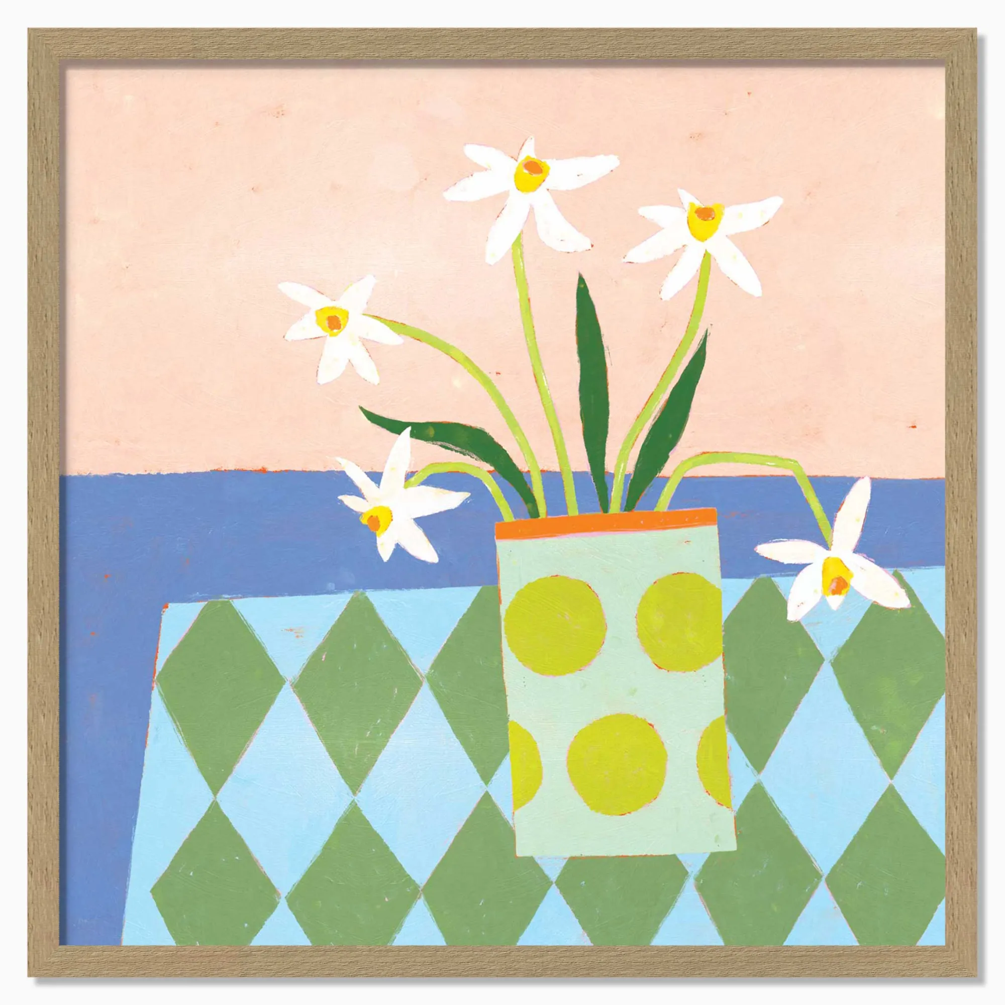 Floral & Flowers|Featured Artwork*Whistlefish Harbourside Posy Framed Print